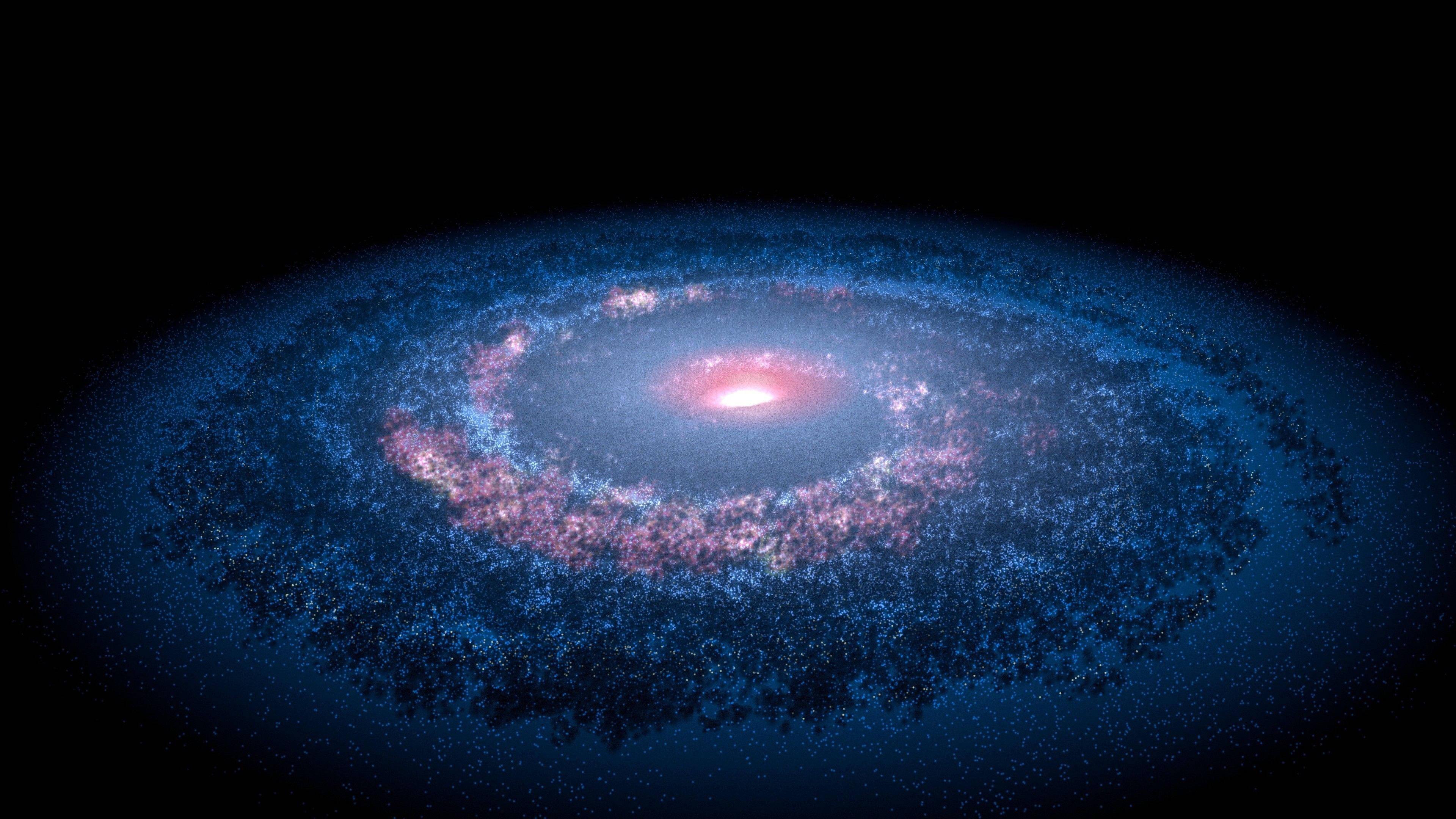 Widescreen 4k Space Blue — 3840x2160 wallpaper