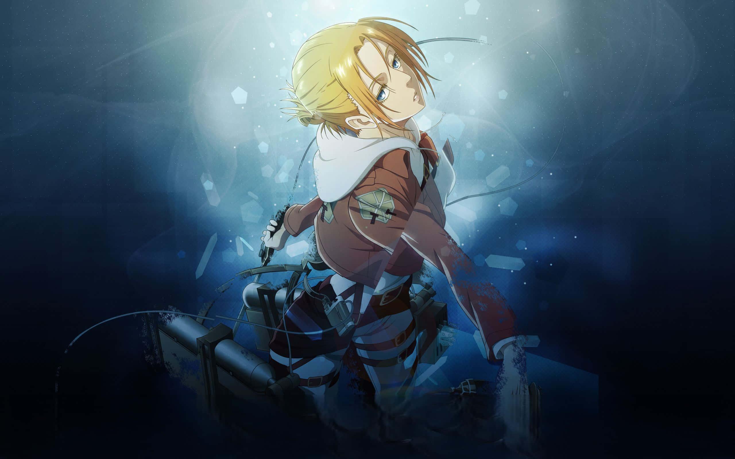 Will Eren and his friends have what it takes to save the world from the Titans? — 2560x1600 wallpaper