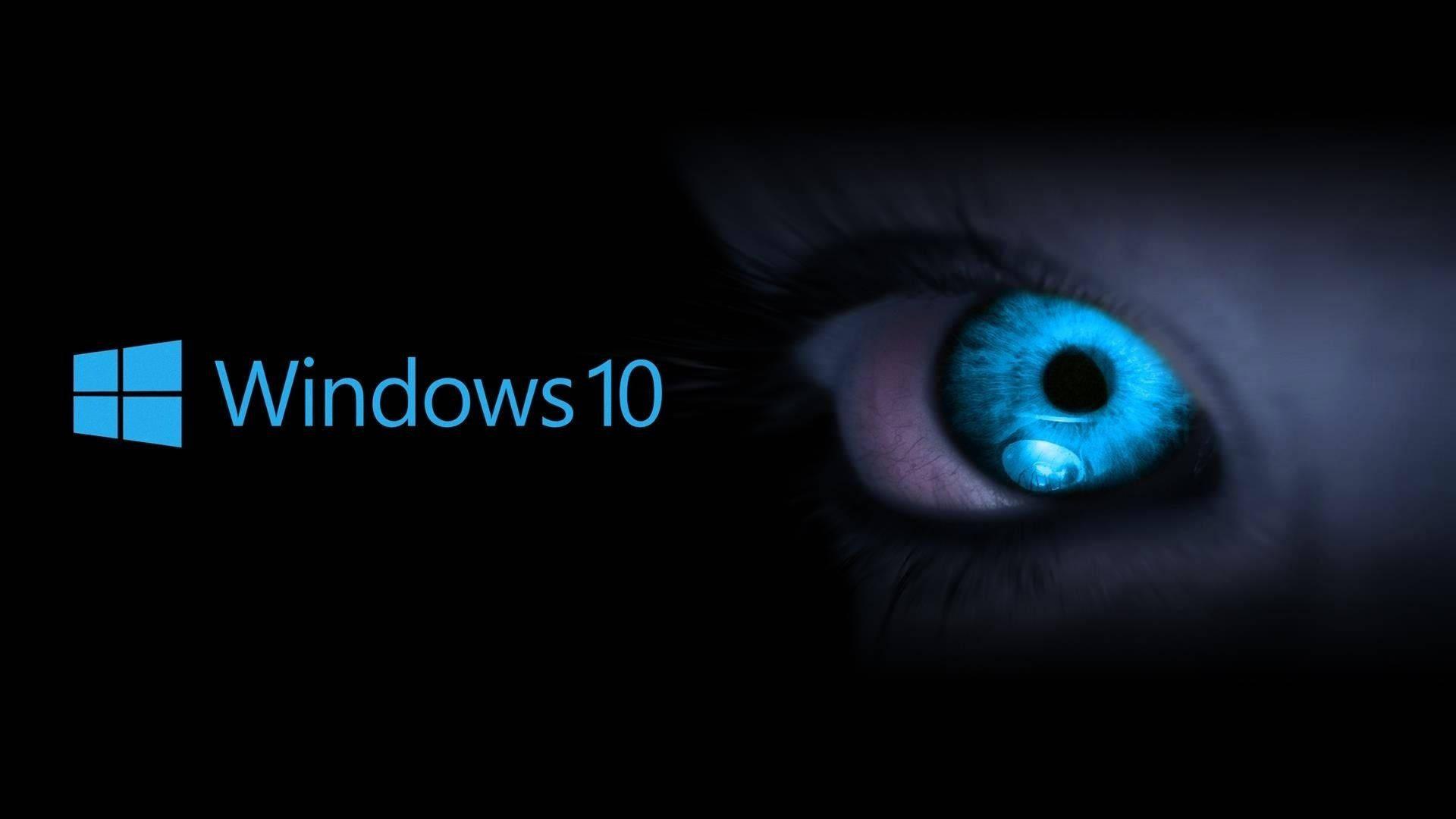 Windows 10 HD Blue Eye — 1920x1080 wallpaper