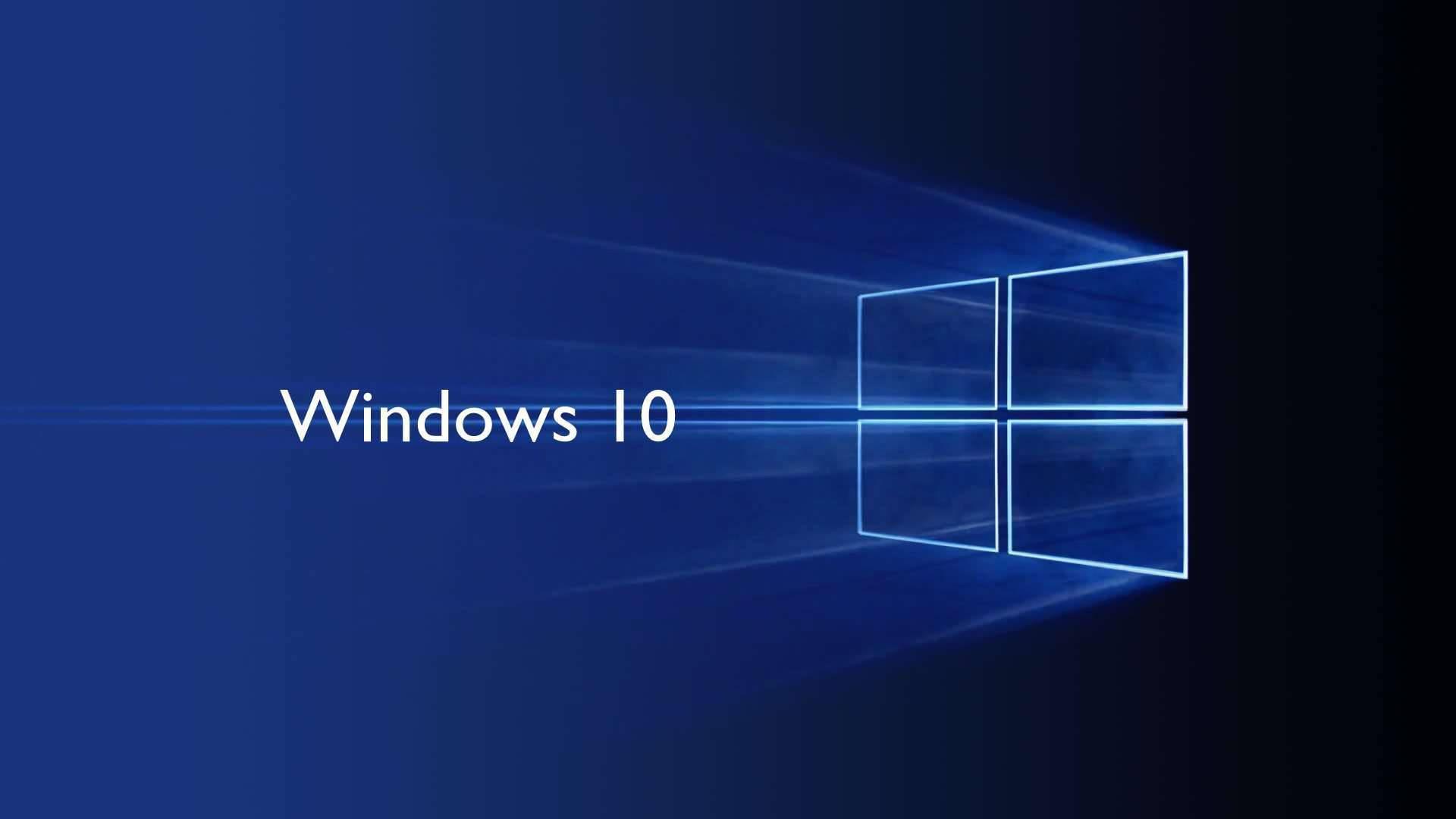 Windows 10 HD Dark Gradient — 1920x1080 wallpaper