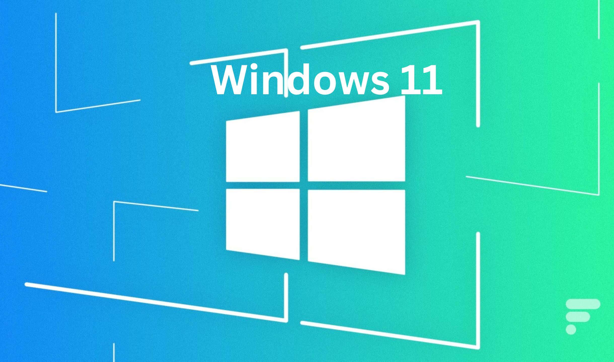 windows 10 logo with a blue background — 2440x1440 wallpaper