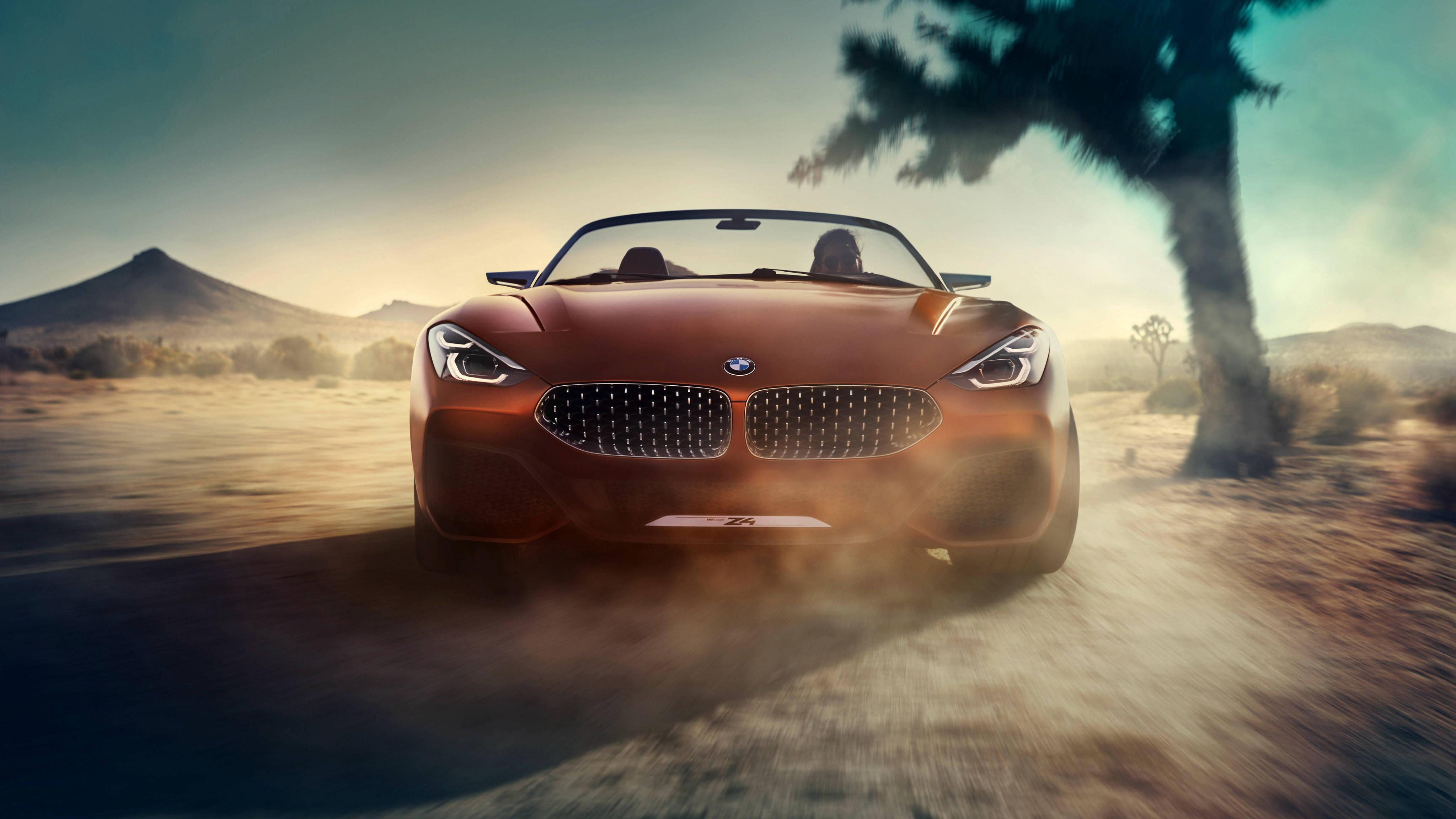 Windows 11 4K Red BMW — 4096x2304 wallpaper