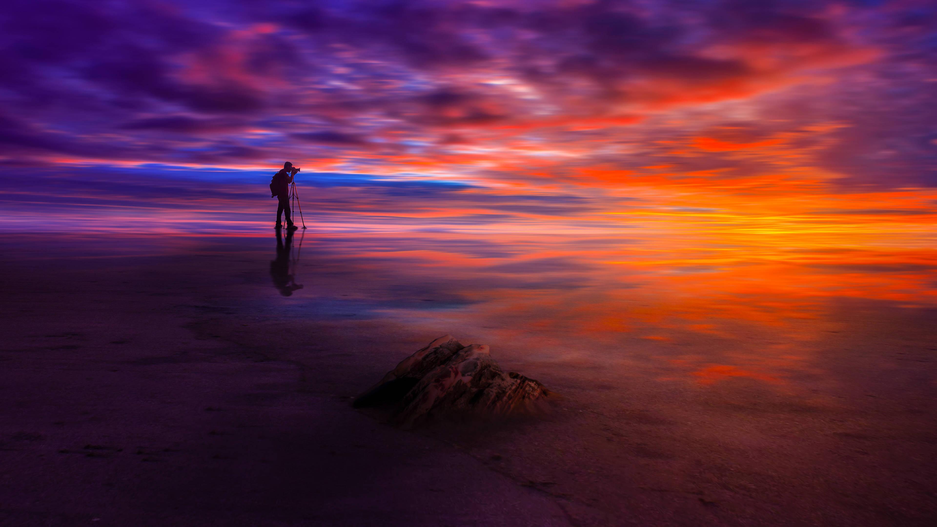 Windows 11 4K Surreal Dusk — 3840x2160 wallpaper