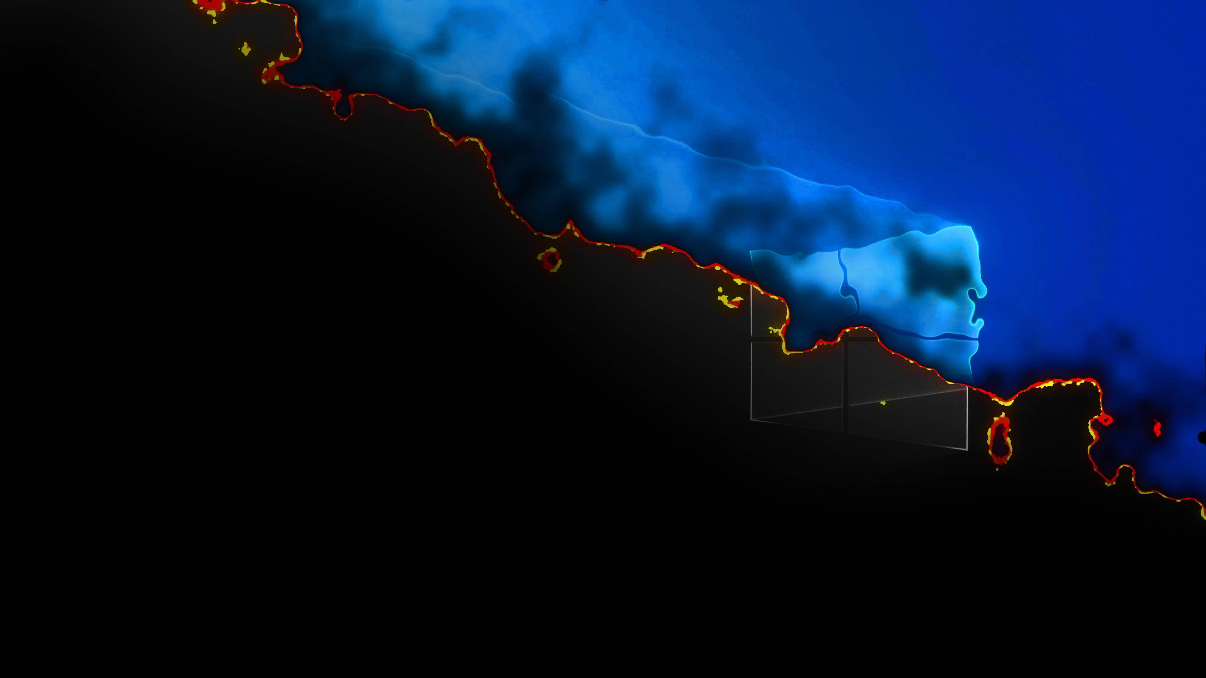 Windows 11 Black And Blue — 3840x2160 wallpaper