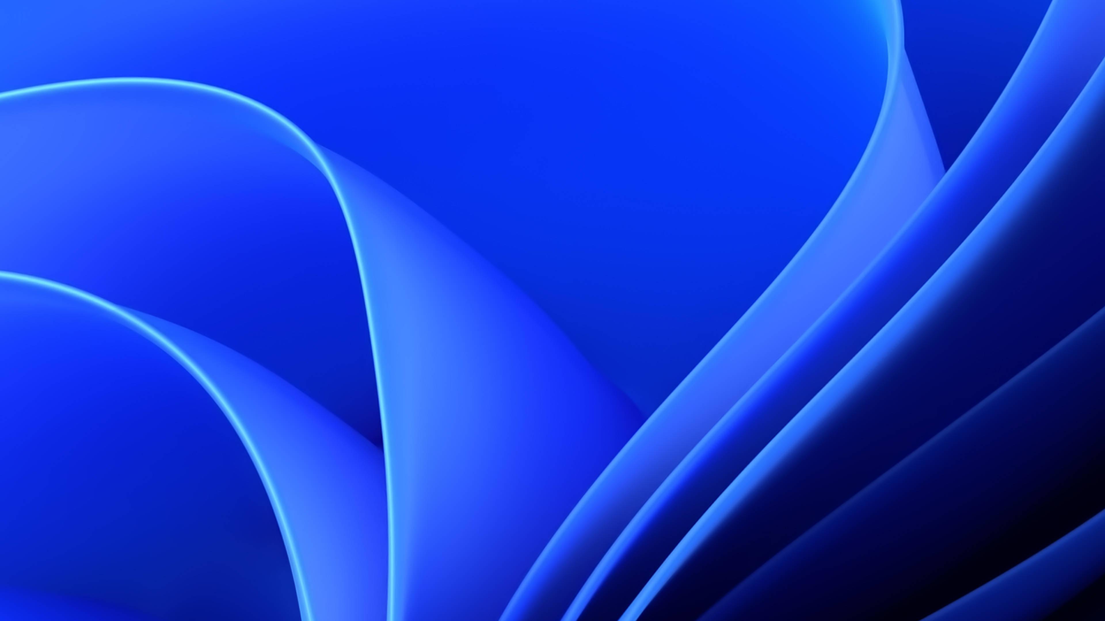Windows 11 Blue Arcs — 3840x2160 wallpaper