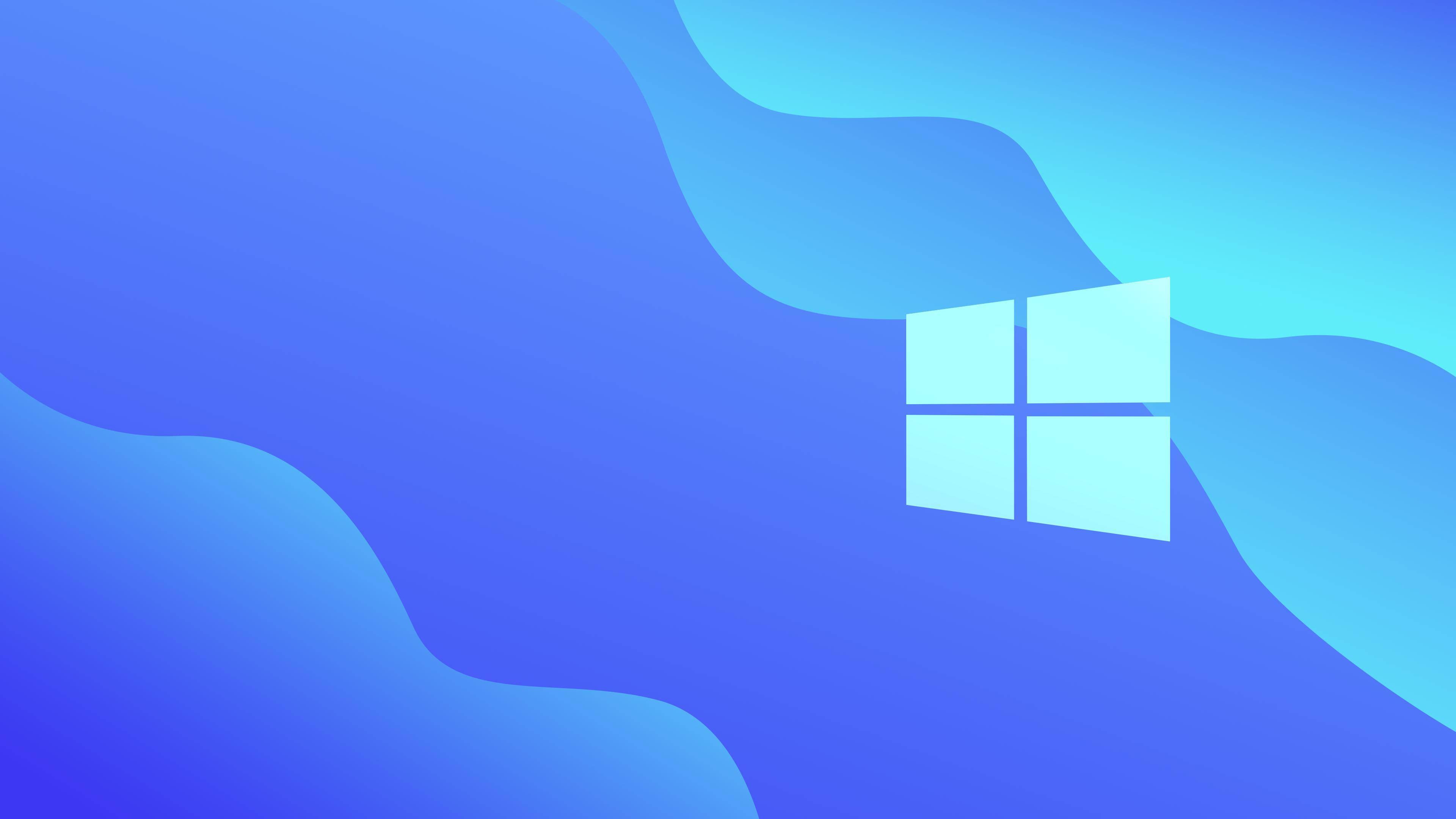 Windows 11 Blue Waves — 3840x2160 wallpaper