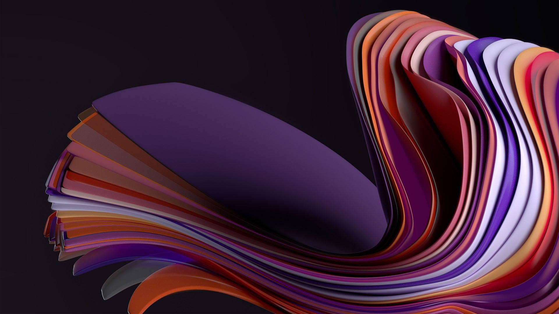 Windows 11 Layered Abstract — 1920x1080 wallpaper