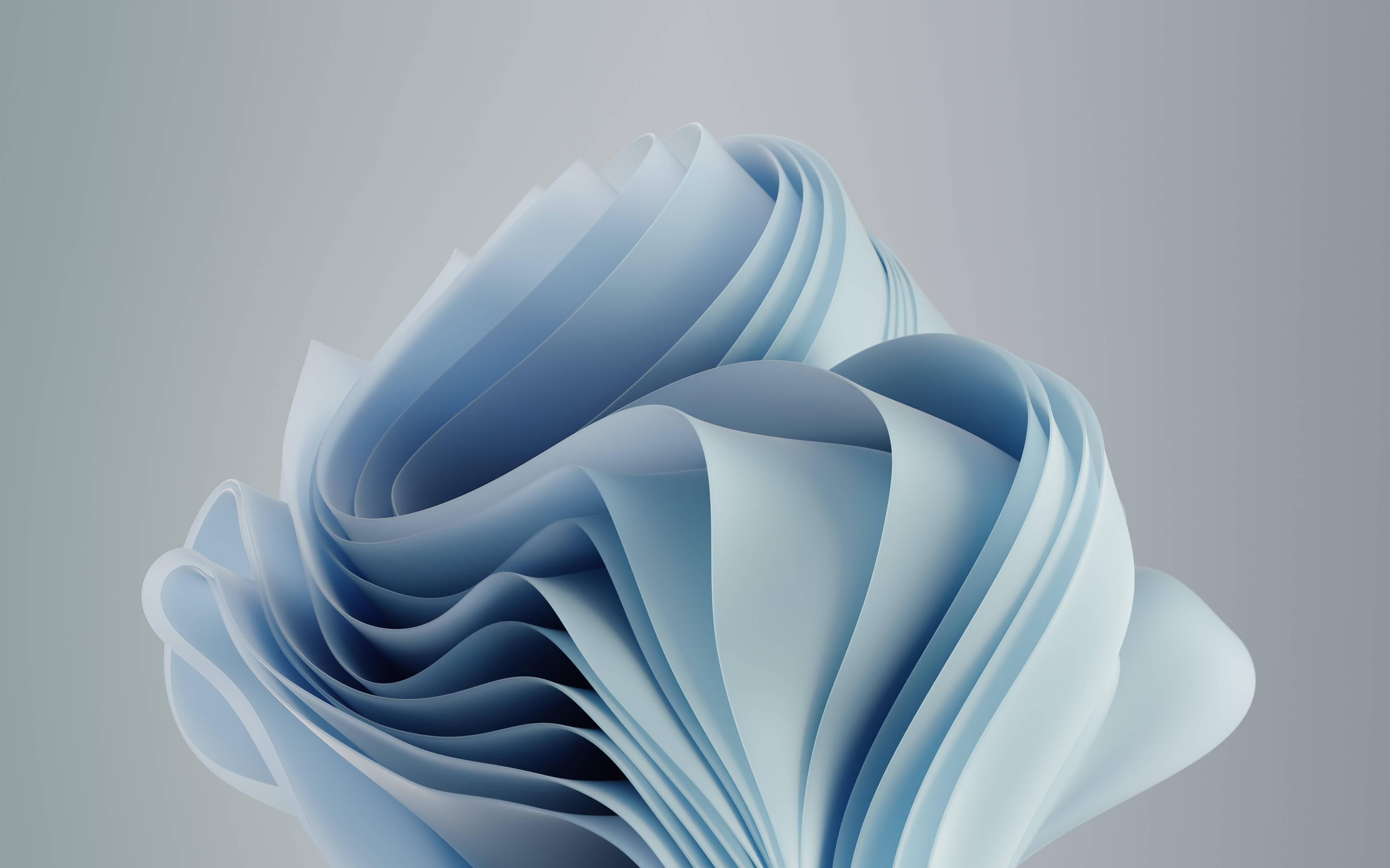 Windows 11 Light Blue Bloom — 3841x2400 wallpaper