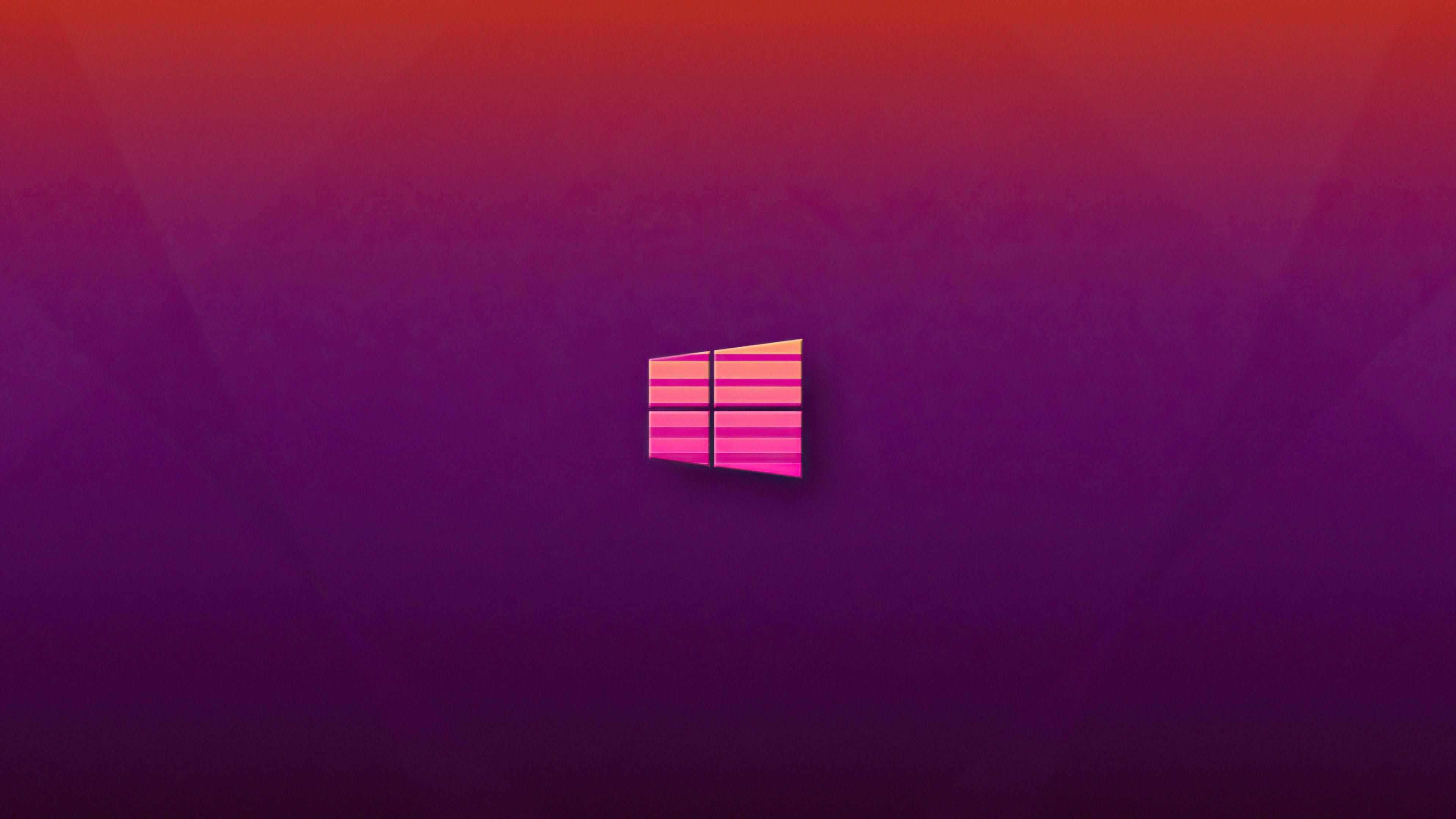 Windows 11 Red Violet — 3840x2160 wallpaper