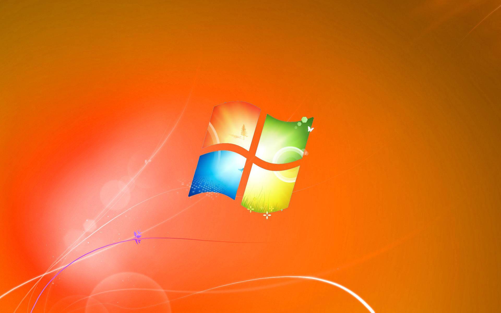 Windows Orange Theme — 1920x1200 wallpaper