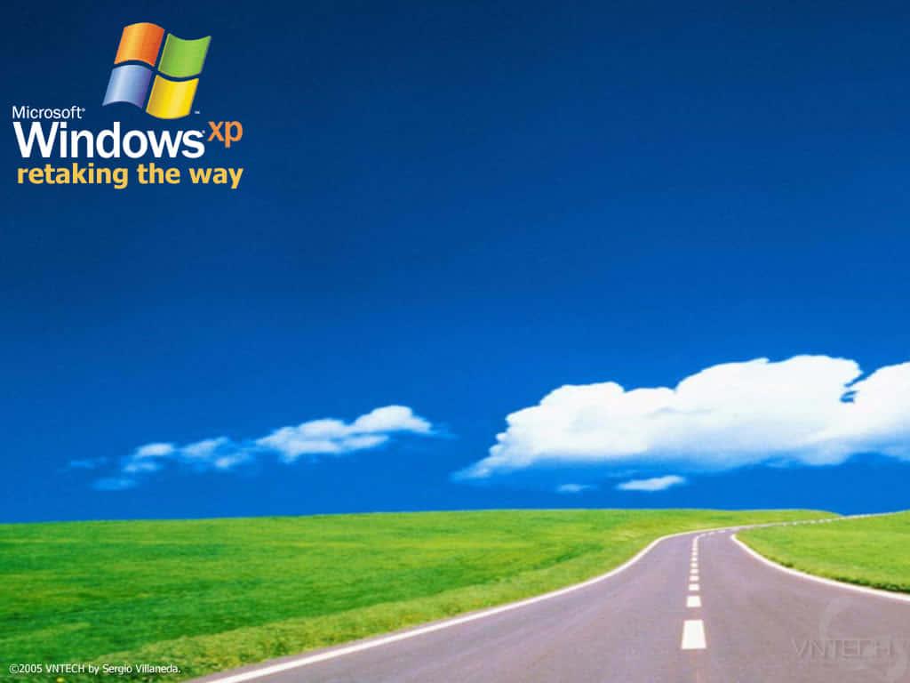 Windows XP Logo with Iconic Color Scheme — 1024x768 wallpaper