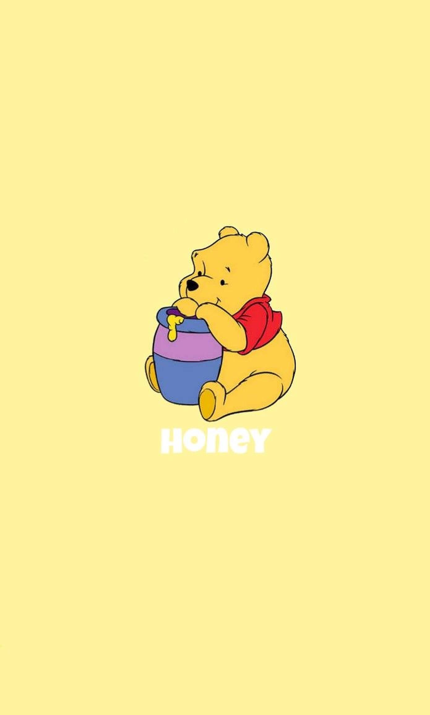 Winnie The Pooh And Honey — 1390x2308 wallpaper