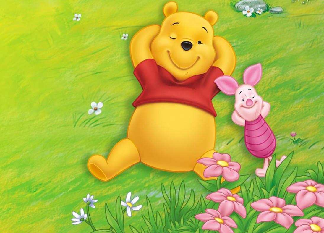 Winnie The Pooh And Piglet 4K Cartoon — 1096x788 wallpaper