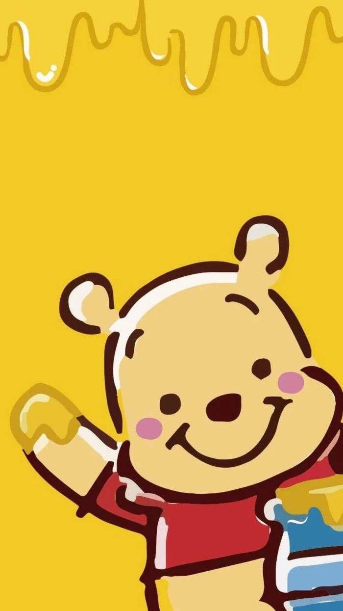 Winnie the Pooh Finds Sweet Happiness — 700x1245 wallpaper