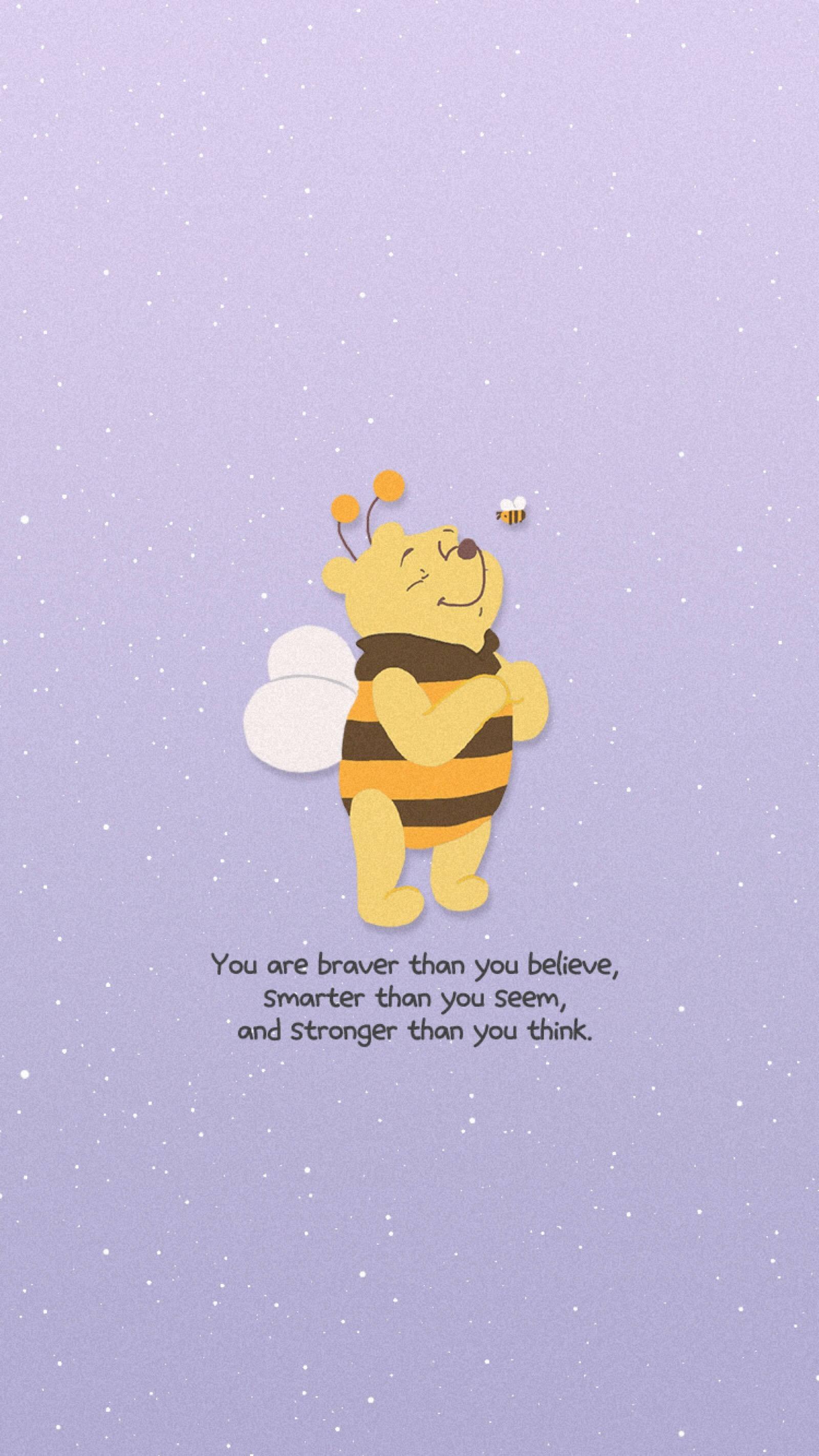 Winnie The Pooh In Bee Costume — 1600x2845 wallpaper