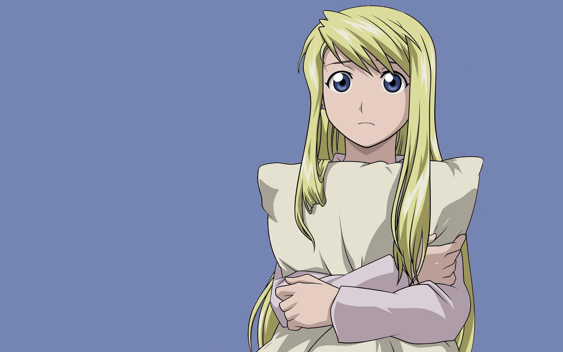 Winry Rockbell Relaxing With A Book — 1920x1200 wallpaper