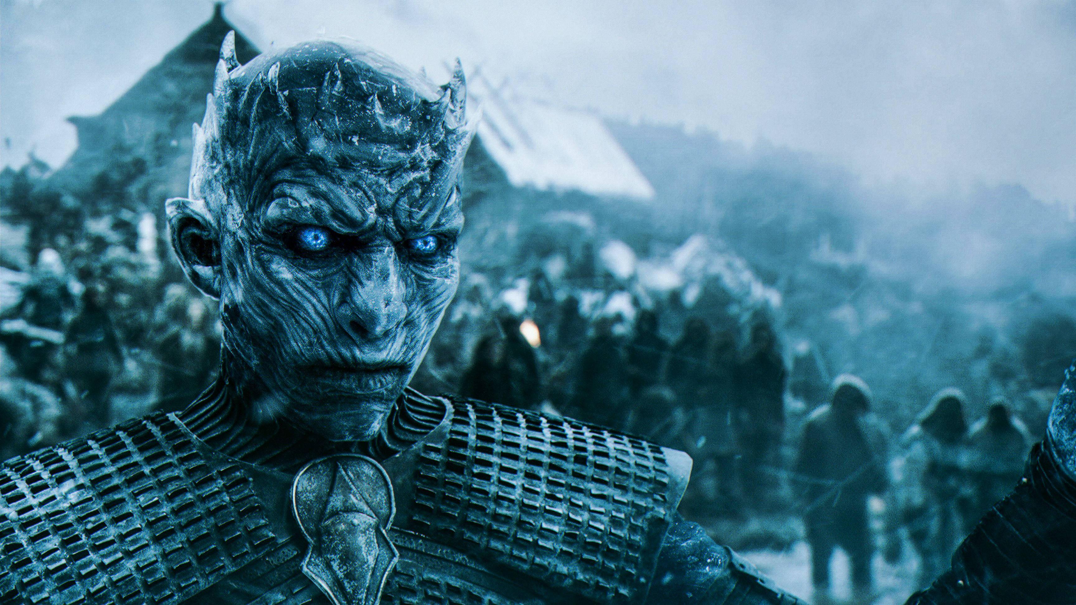 "Winter Is Coming" - White Walker from Game of Thrones — 3456x1944 wallpaper