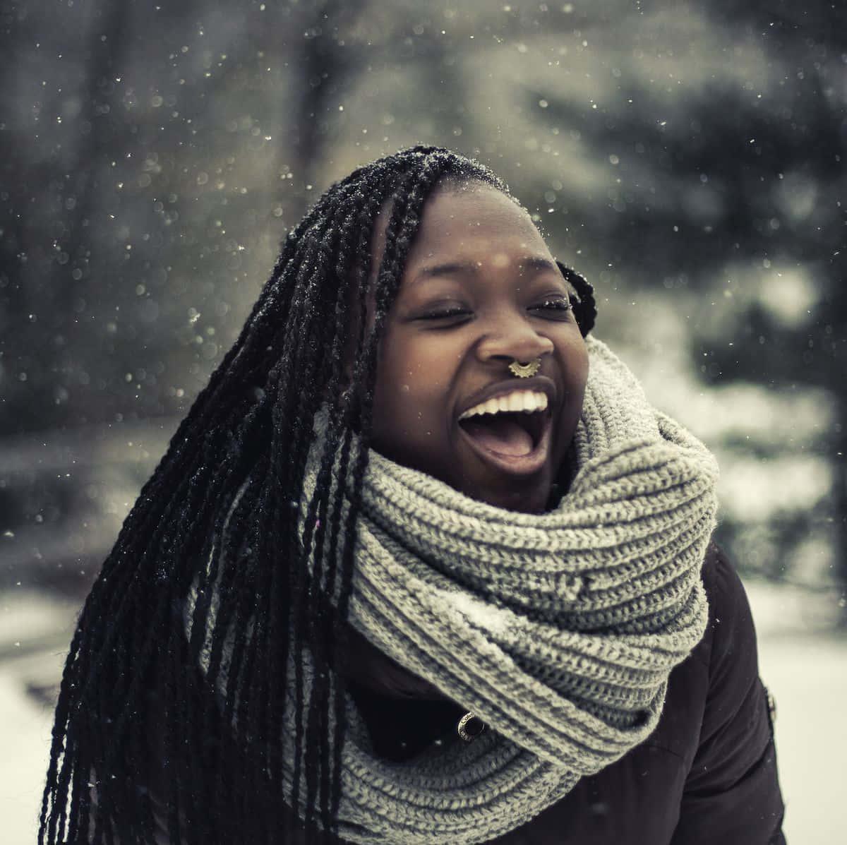 Winter Woman Picture — 1200x1197 wallpaper