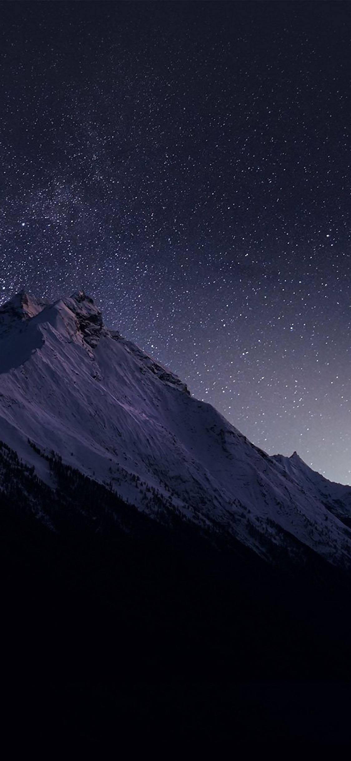 Winter's Awe on iPhone Dark — 1125x2436 wallpaper