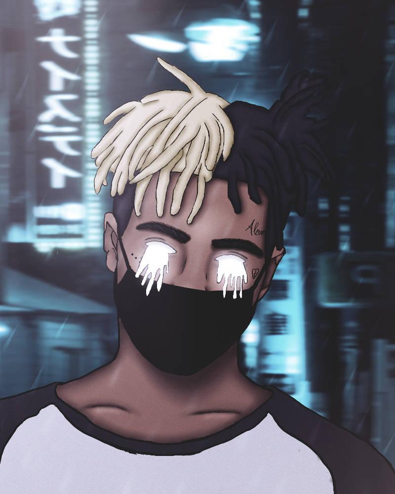 Wiped Out Eyes Of Cool Xxxtentacion — 800x1000 wallpaper