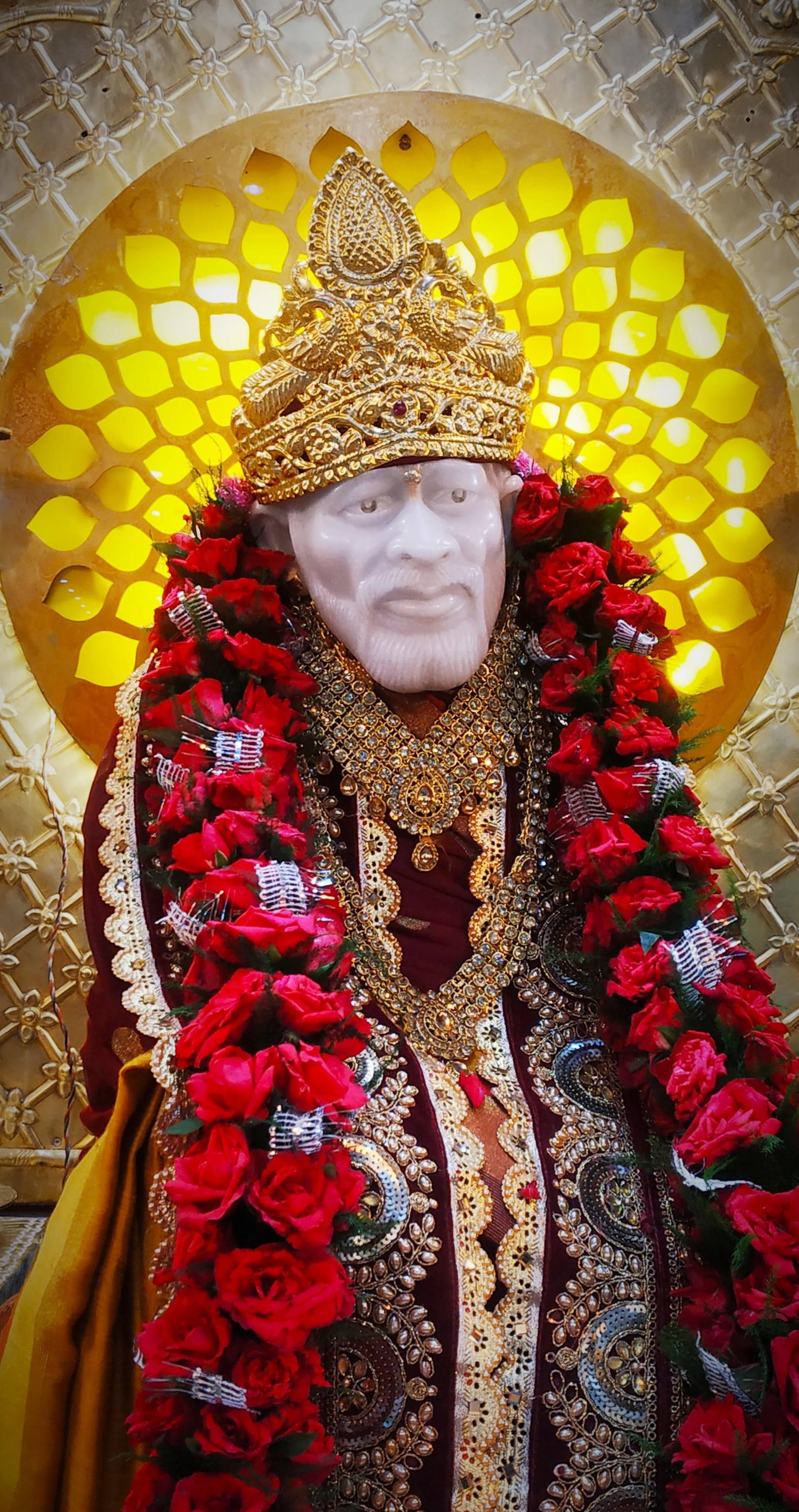 Wise Indian Guru Sai Baba Phone — 1832x3463 wallpaper