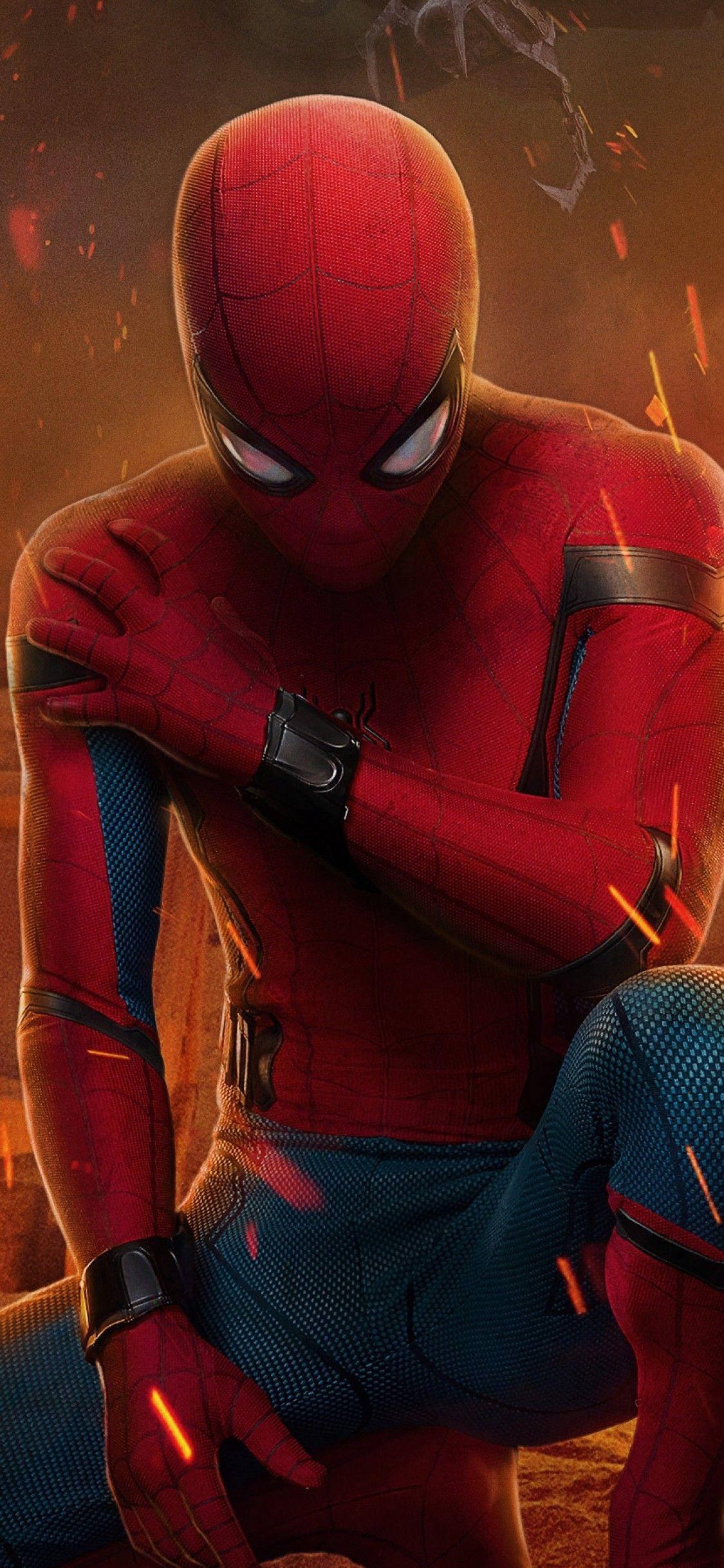 Wistful Spider Man Iphone — 1125x2436 wallpaper