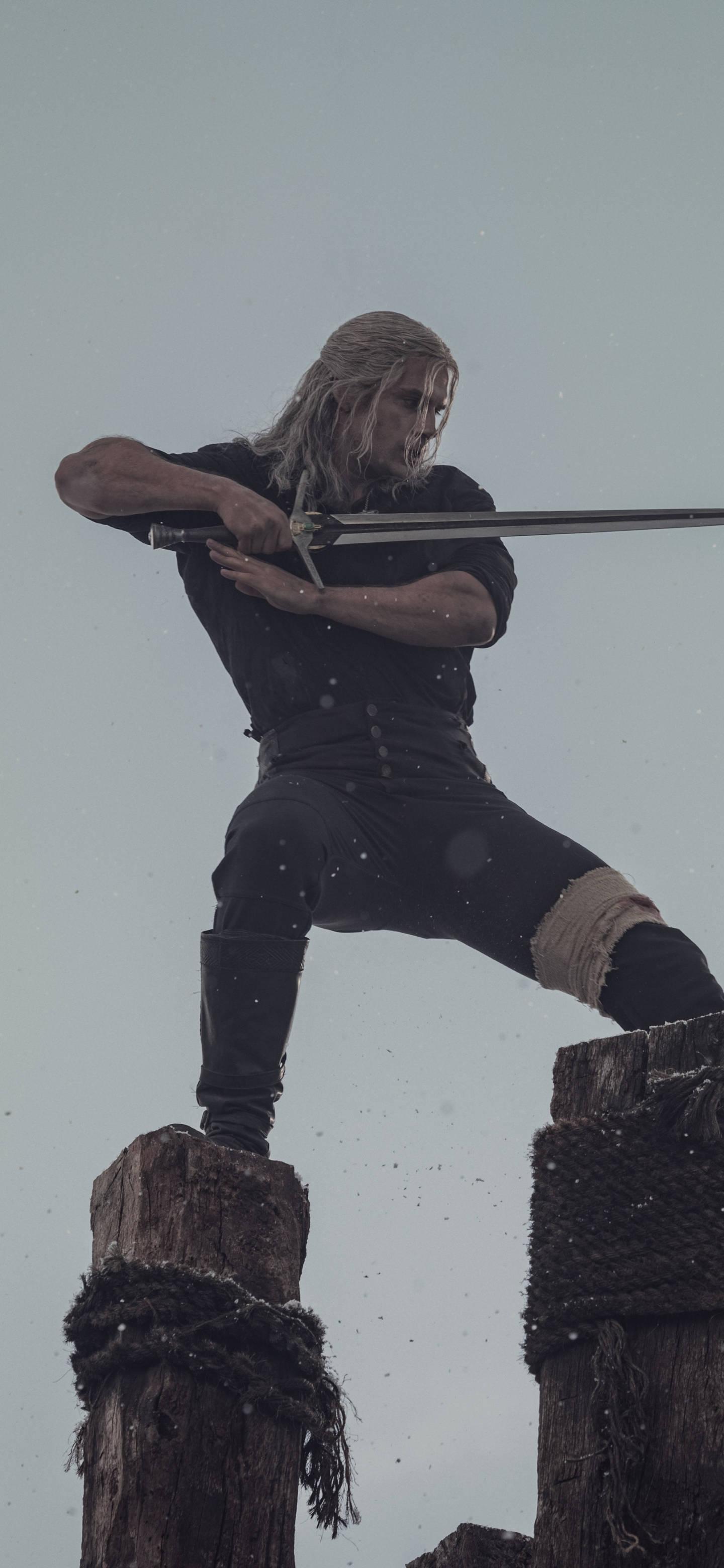 Witcher Geralt iPhone 13 Pro — 1440x3120 wallpaper