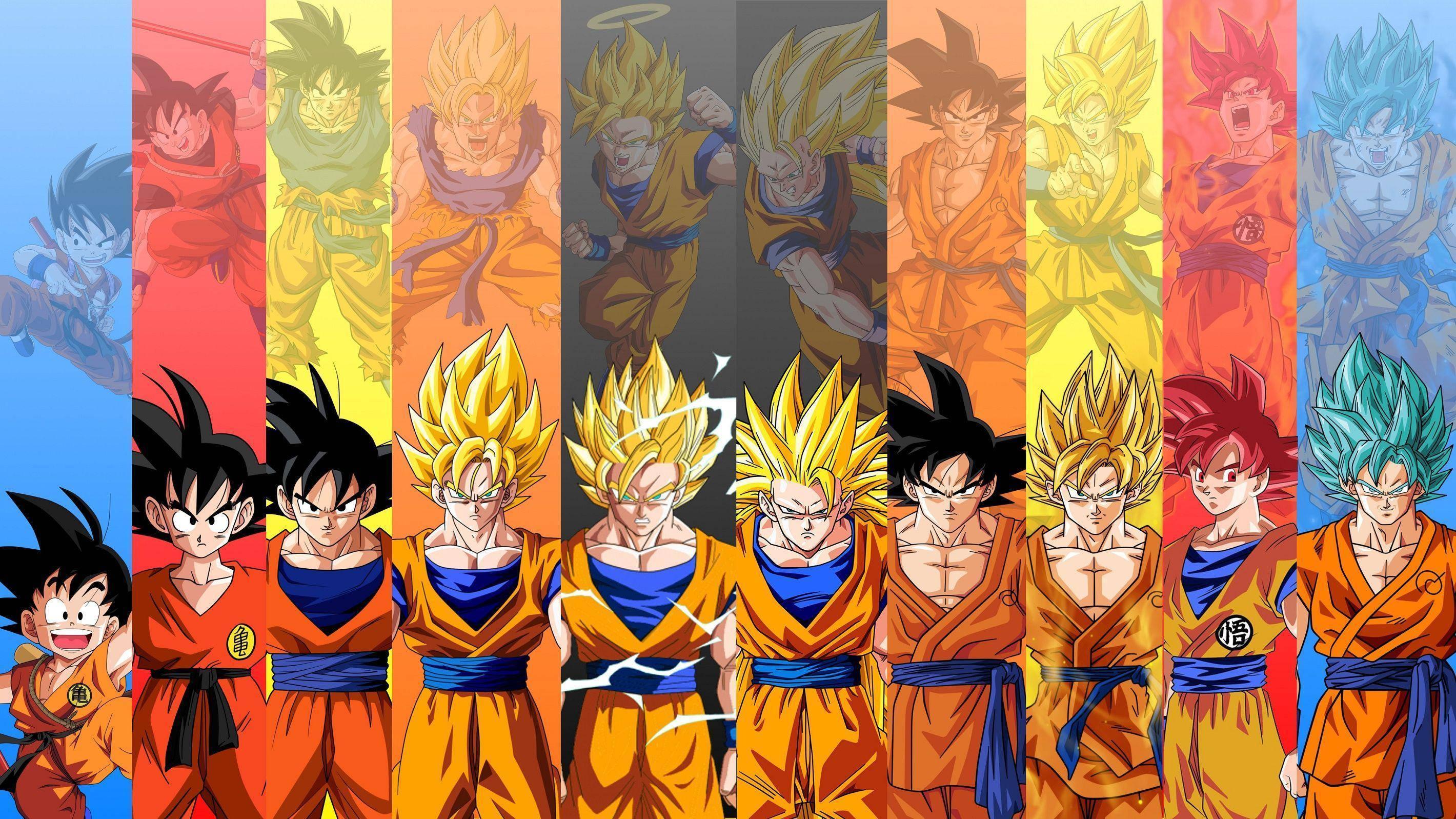 Witness the Evolution of Dragon Ball's Most Beloved Protagonist - Goku — 2840x1597 wallpaper