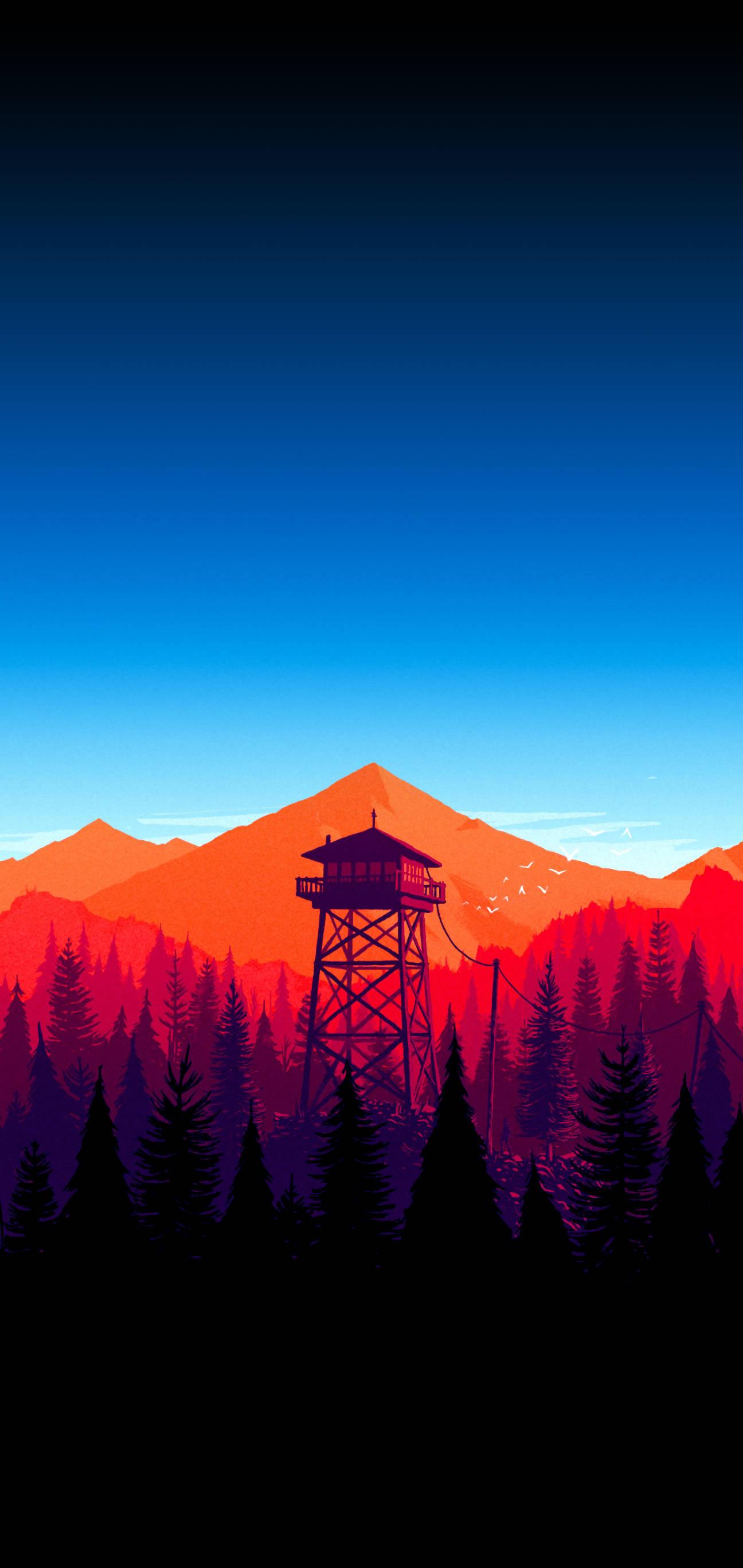 Wonder at the breathtaking Amoled mountainscape! — 1296x2736 wallpaper