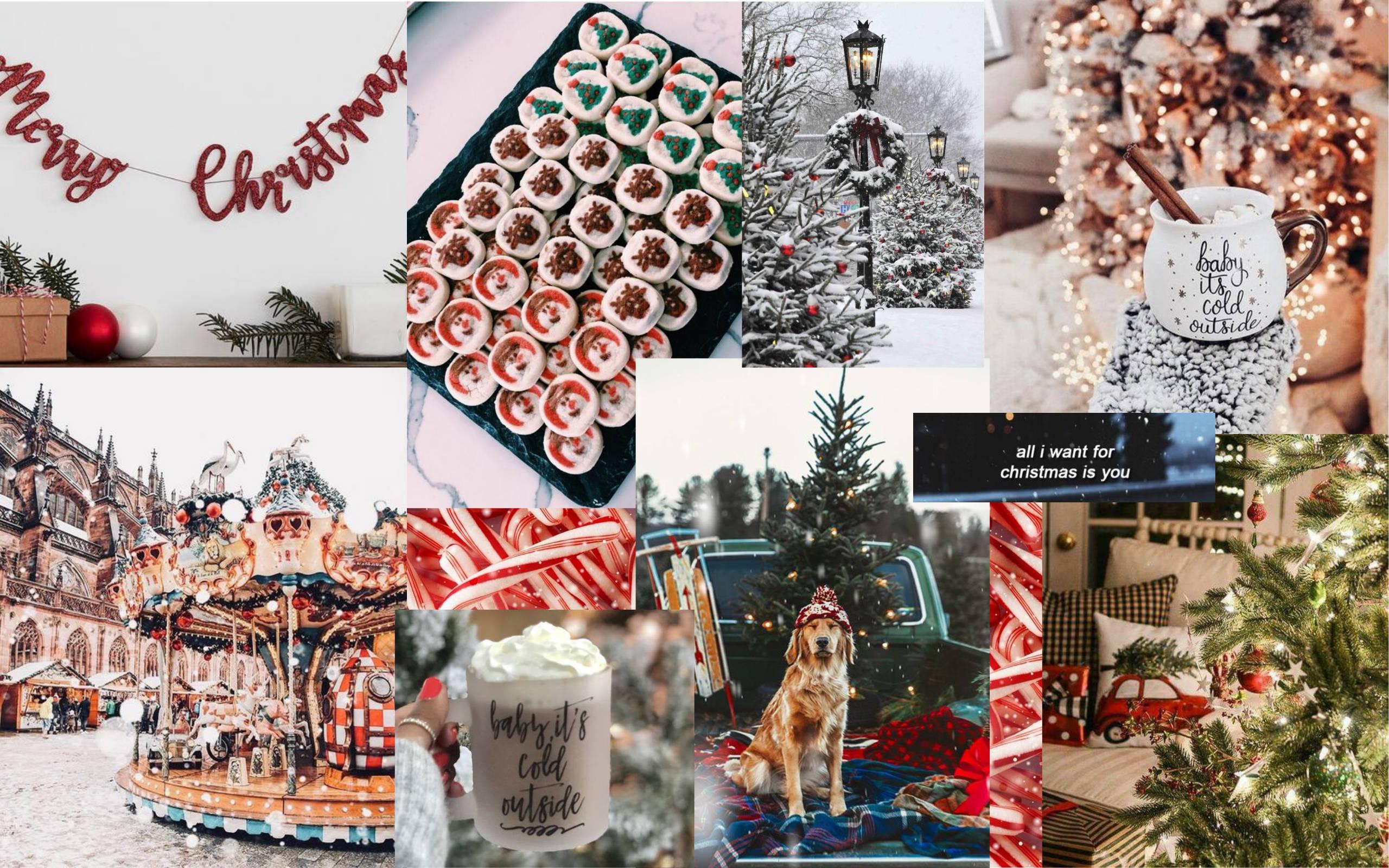 Wonderful Christmas Collage — 2560x1600 wallpaper
