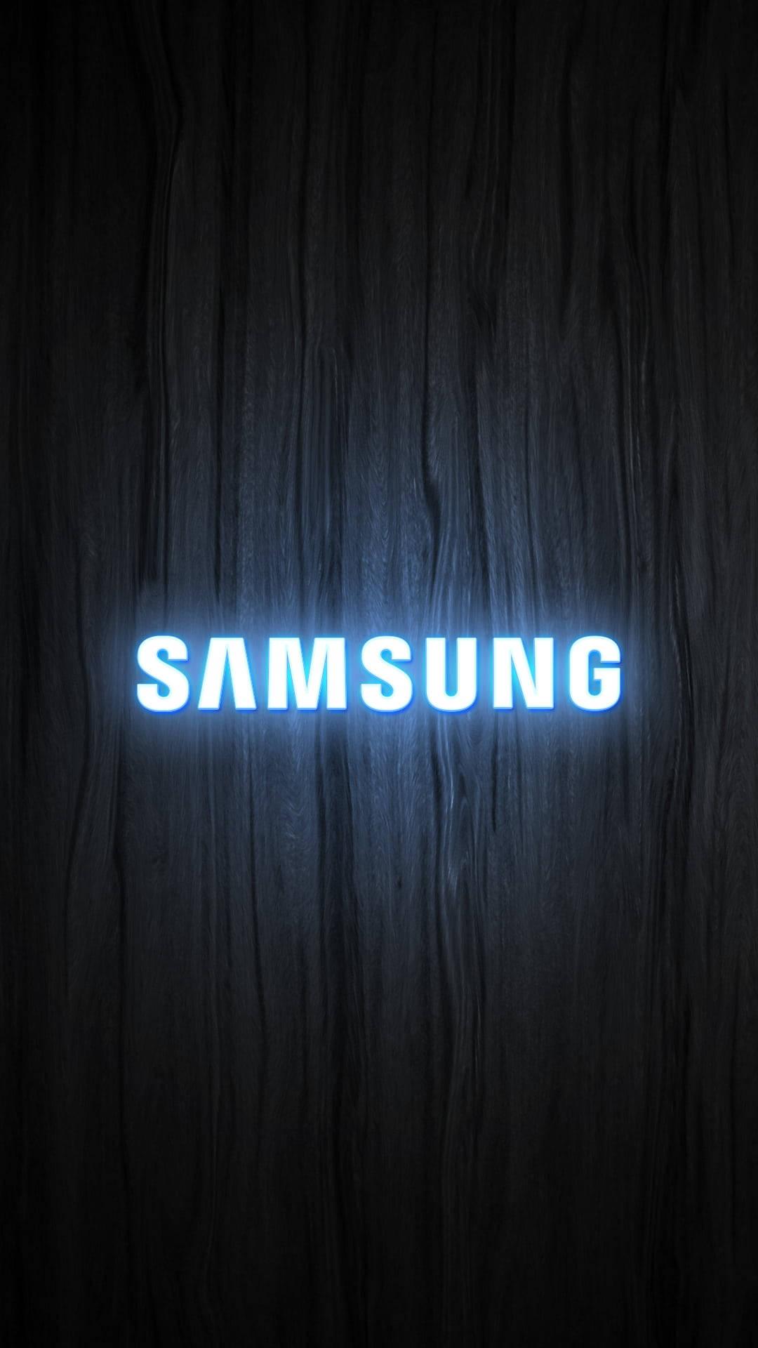 Wood With The Logo Of Samsung Full HD — 1080x1920 wallpaper