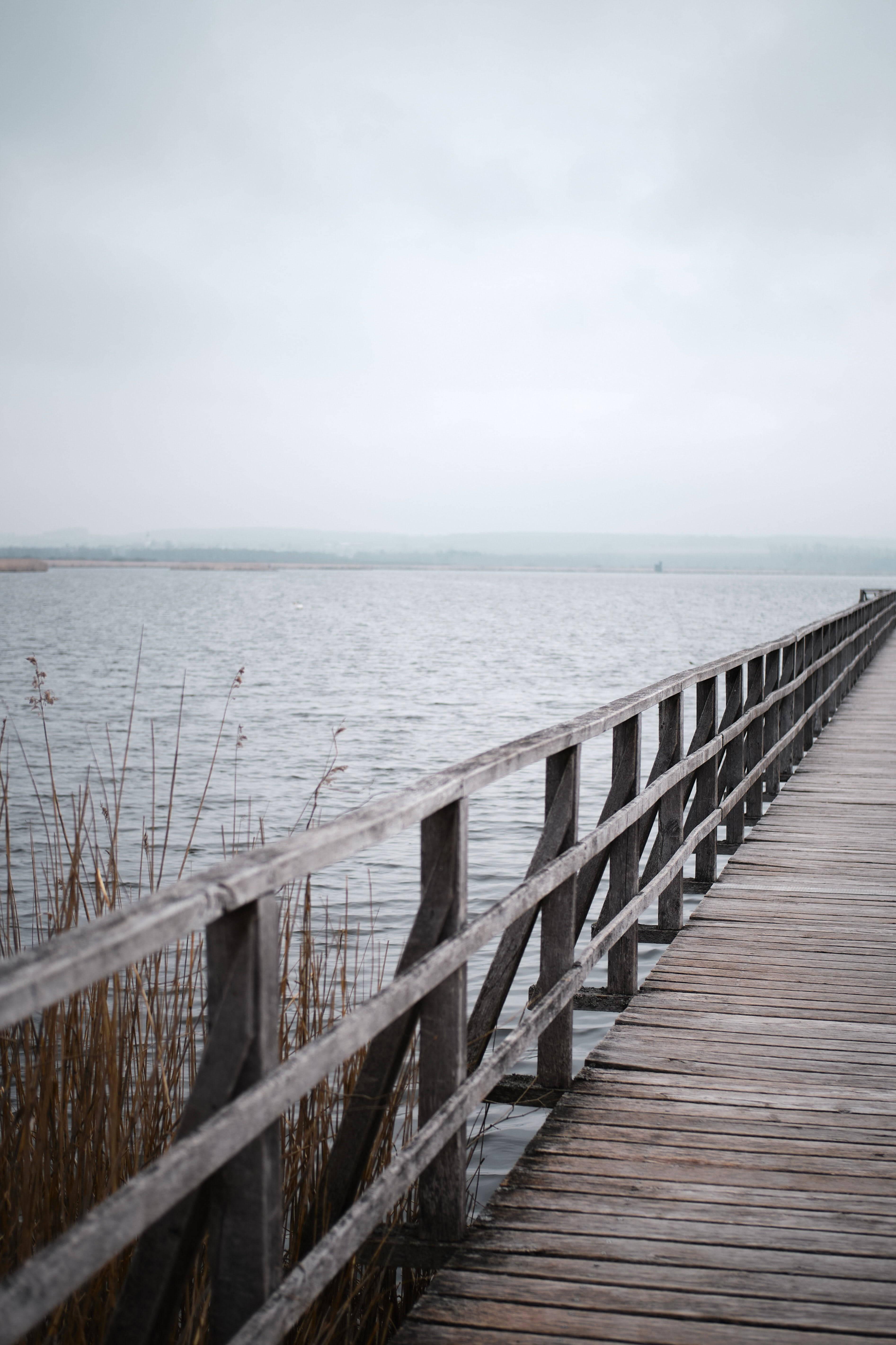 Wooden Dock 8K Phone — 3786x5679 wallpaper