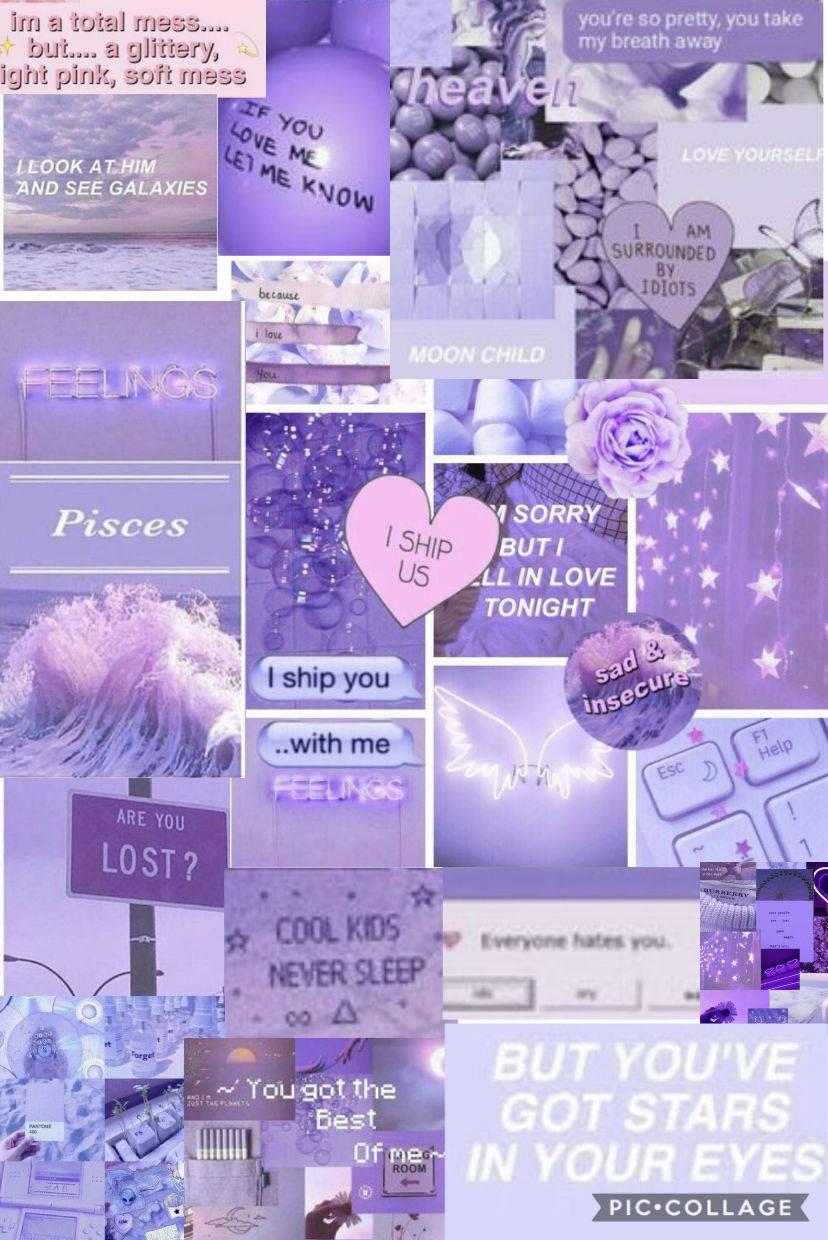 Words And Phrases Pastel Purple — 828x1240 wallpaper