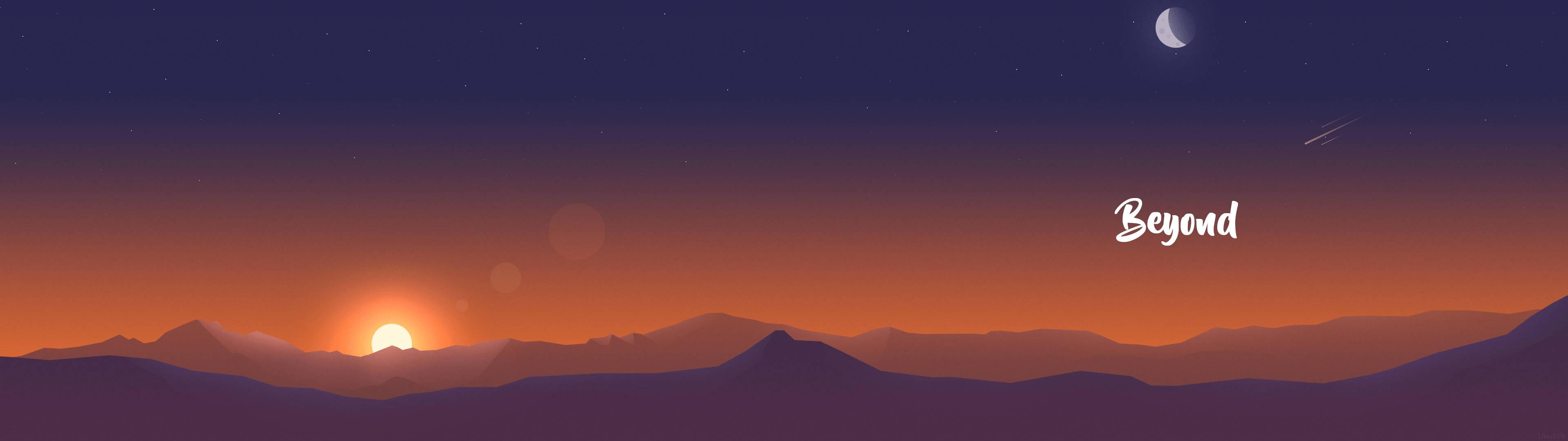 Work Smarter With a Dual Monitor — 3840x1080 wallpaper