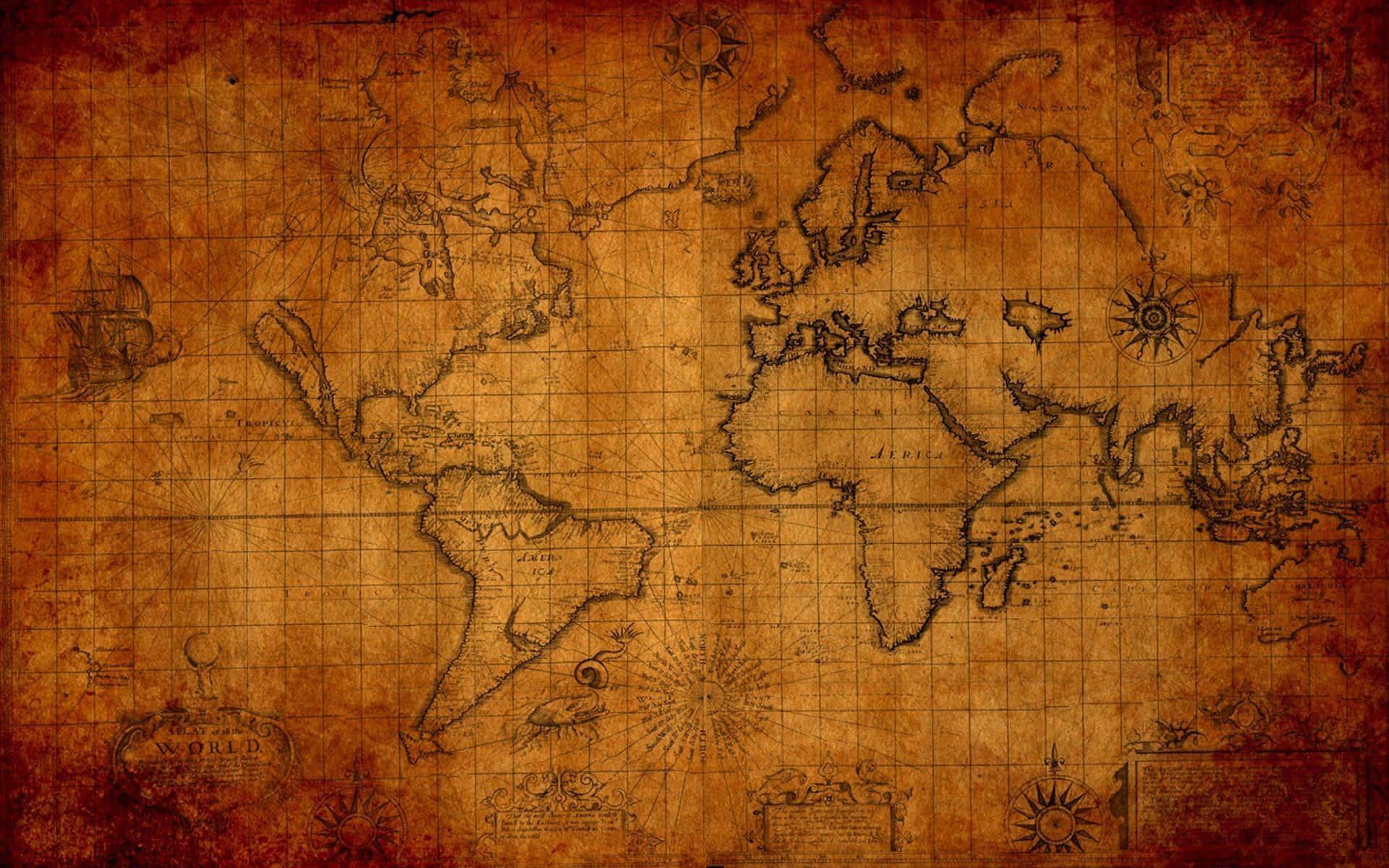 World Map Background — 1920x1200 wallpaper
