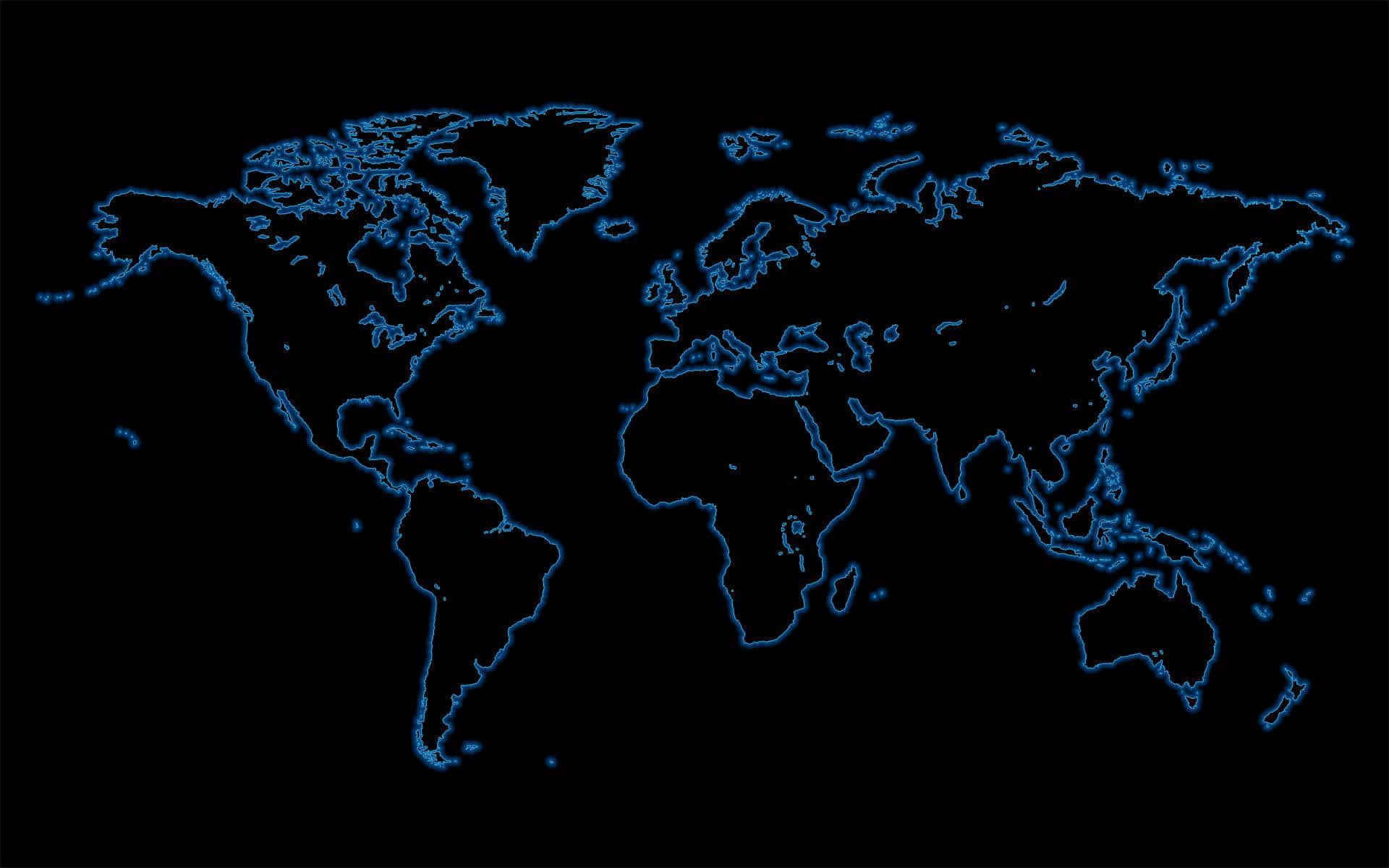 World Map Background — 1920x1200 wallpaper