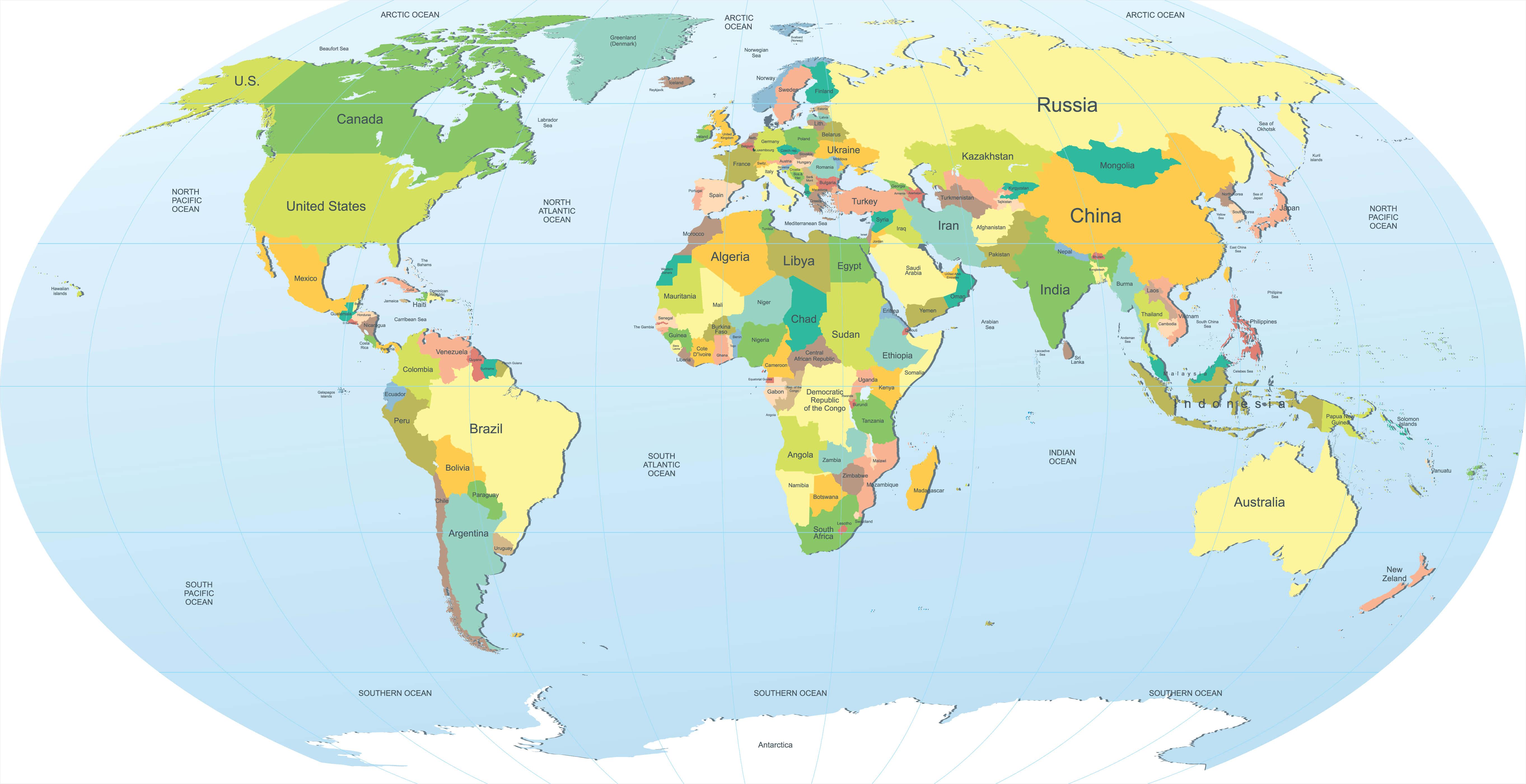 World Map Background — 5451x2800 wallpaper