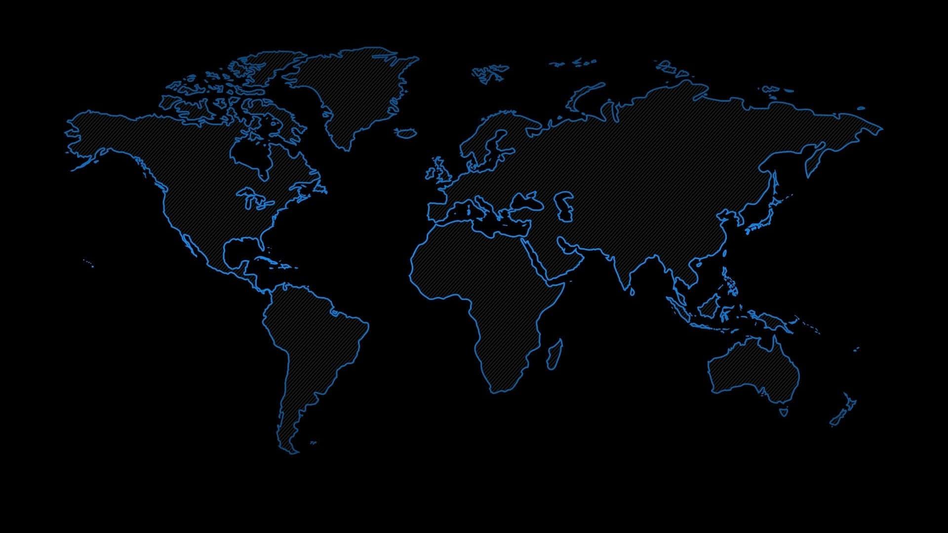 World Map Background — 1920x1080 wallpaper
