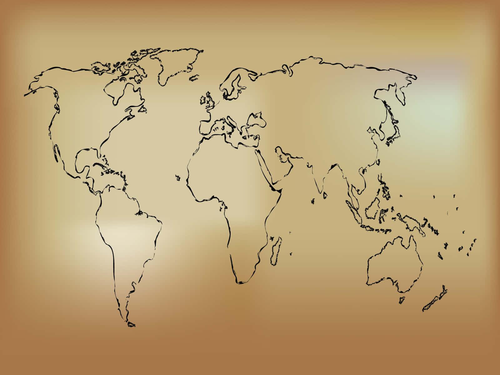 World Map Background — 1600x1200 wallpaper
