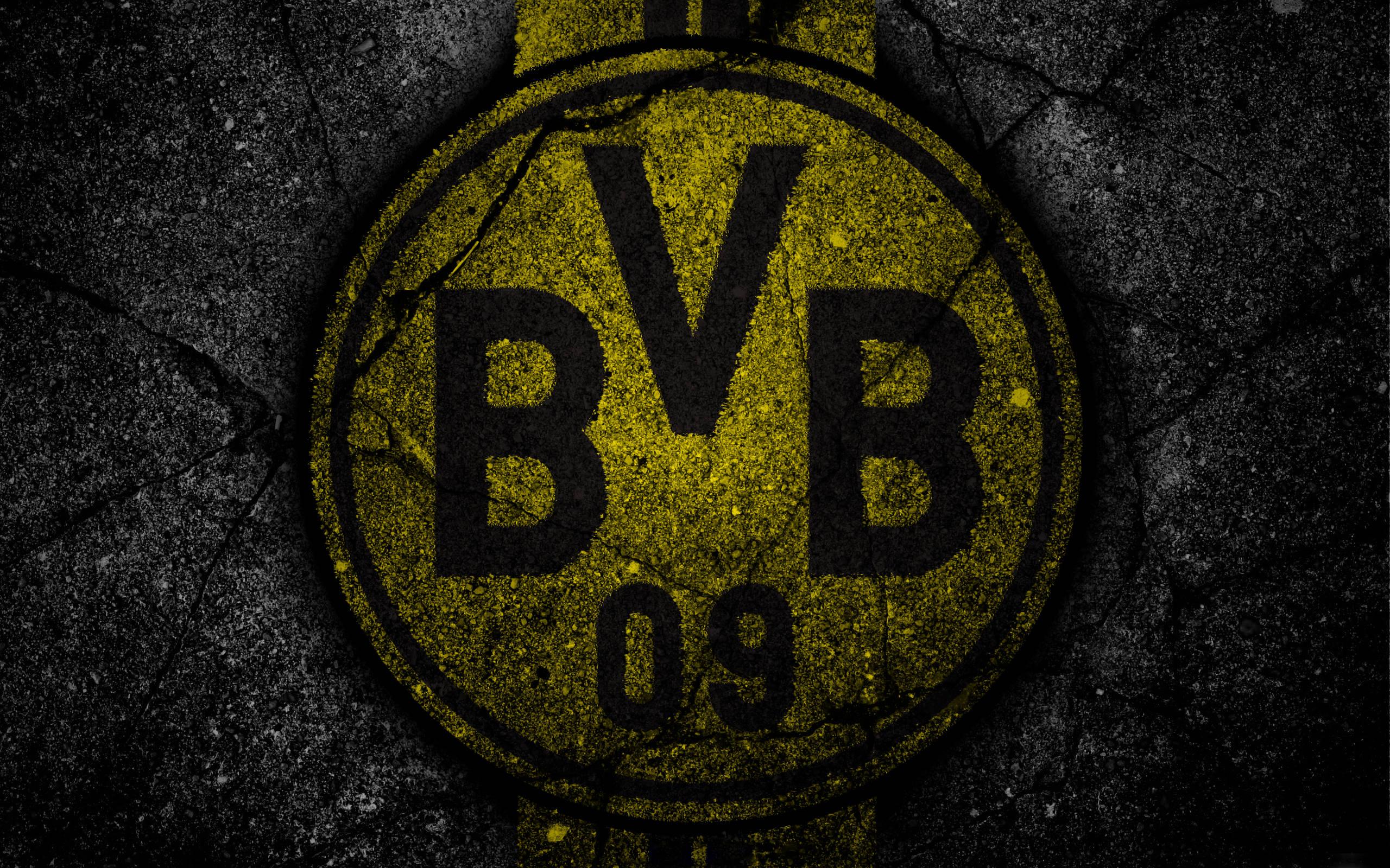 Worn Out Borussia Dortmund Logo — 2560x1600 wallpaper