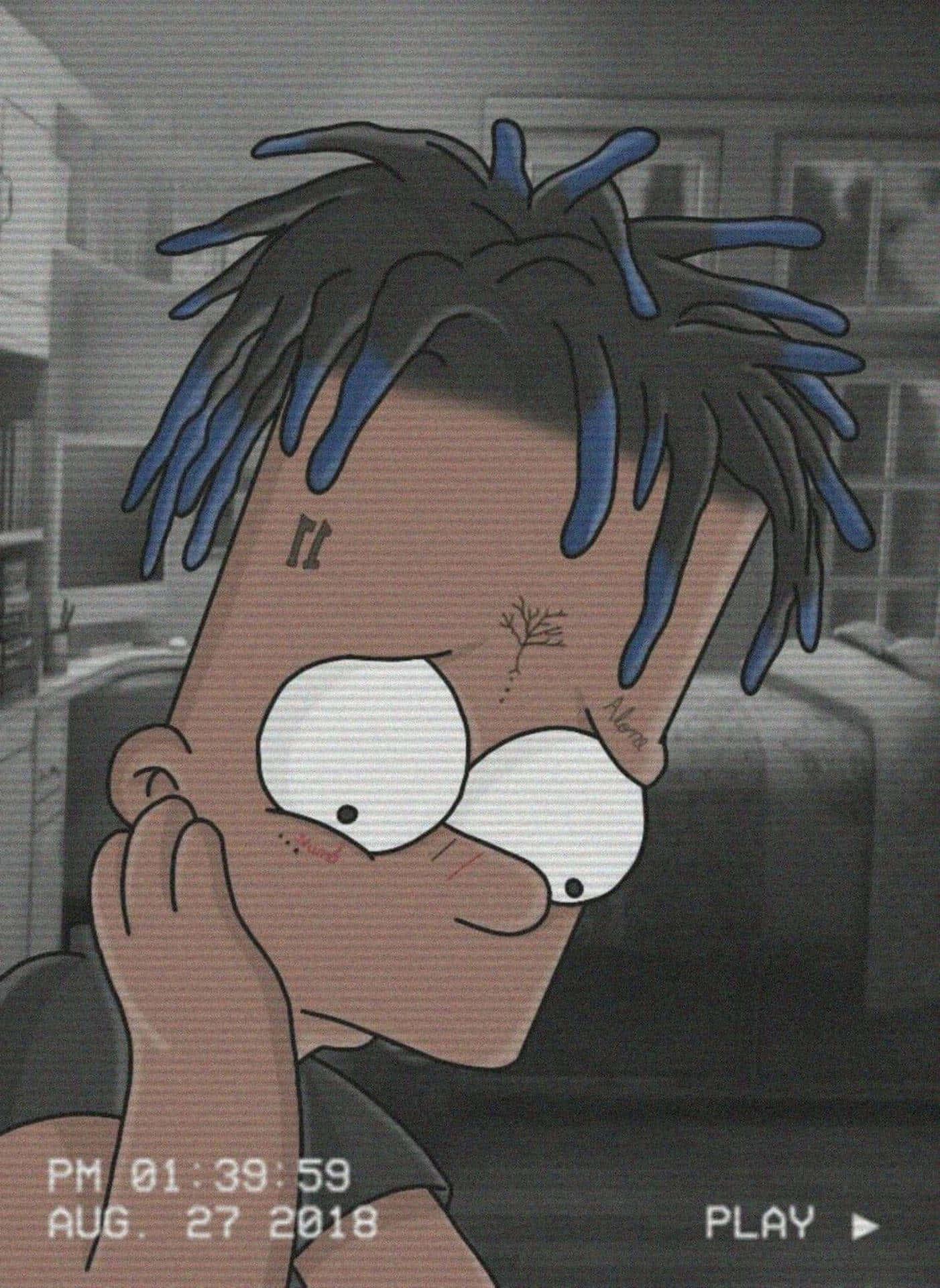 Xxxtentacion PFP Simpson — 1402x1920 wallpaper