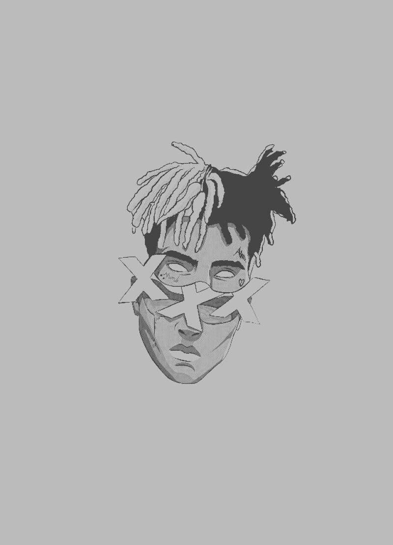 Xxxtentacion Portrait Sketch — 800x1108 wallpaper