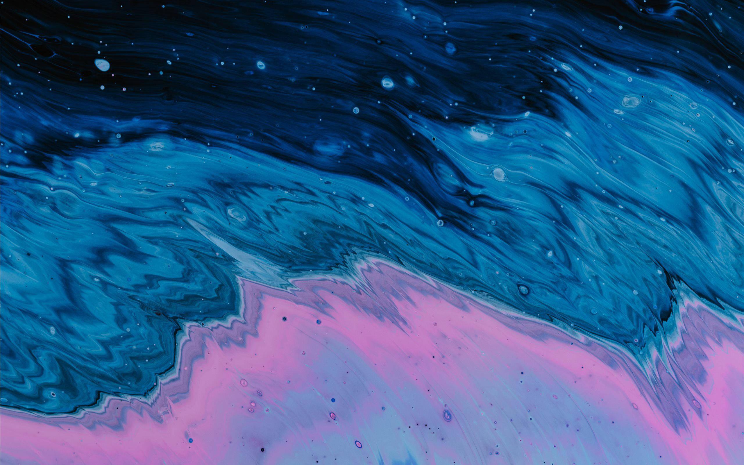 Y2k Aesthetic Blue And Pink Paint — 2560x1600 wallpaper