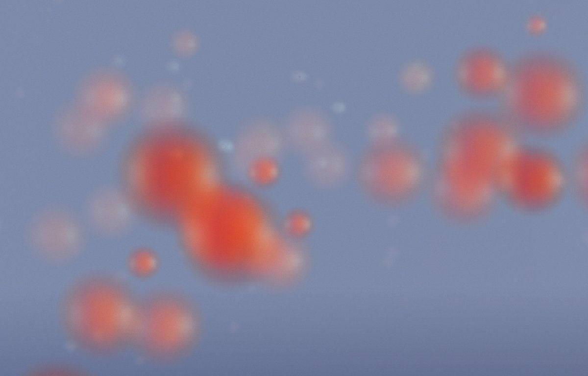 Y2k Aesthetic Faded Orange Spheres — 1200x768 wallpaper