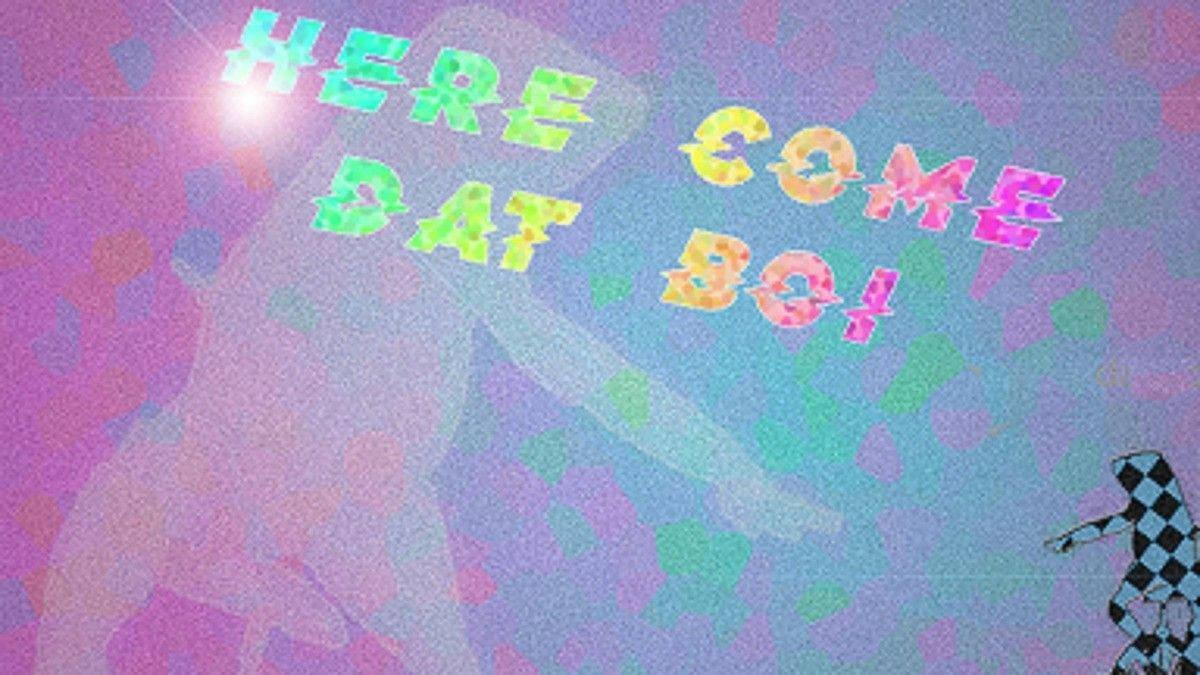 Y2k Aesthetic Here Come Dat Boi — 1200x675 wallpaper