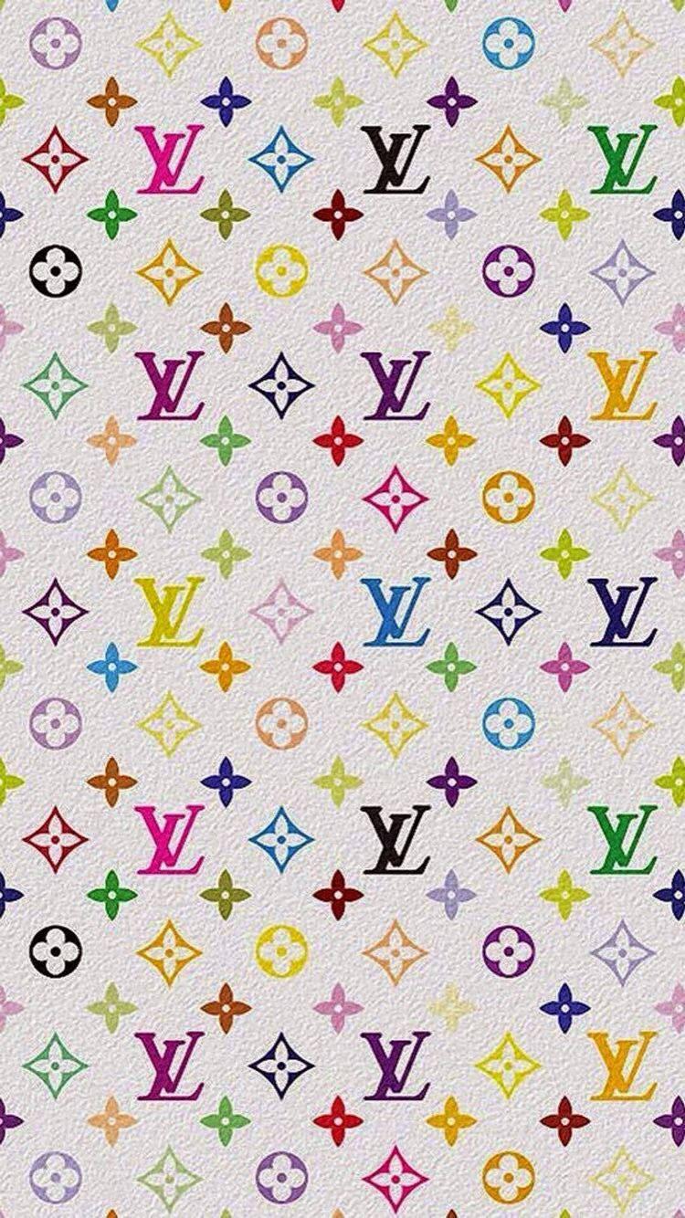 Y2k Aesthetic Lv Monogram Logo — 750x1334 wallpaper