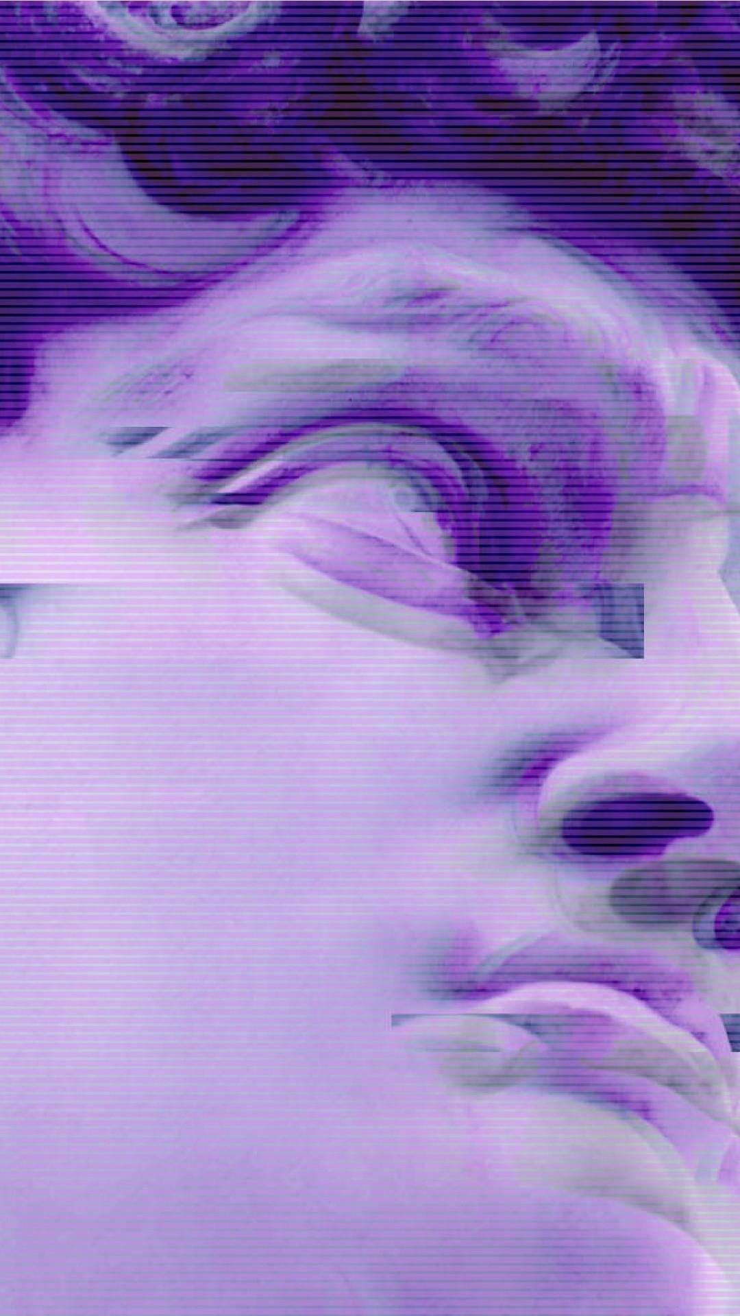 Y2k Aesthetic Purple Portrait — 1080x1920 wallpaper