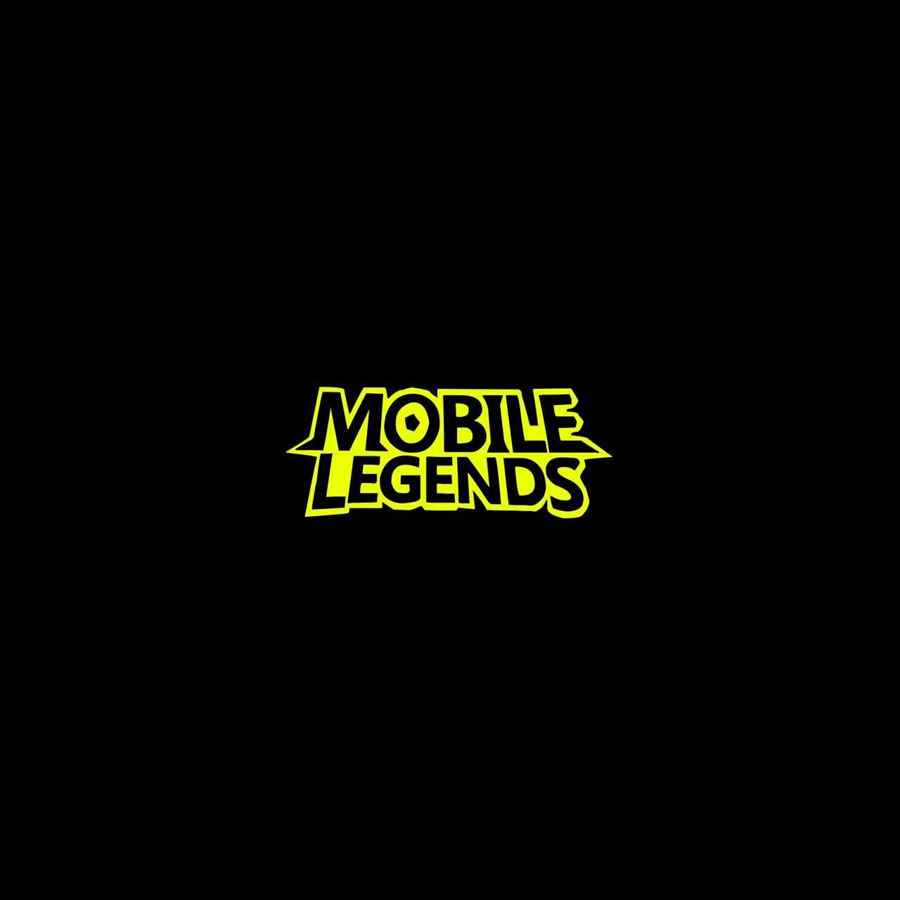 Yellow Mobile Legends Logo — 1280x1280 wallpaper