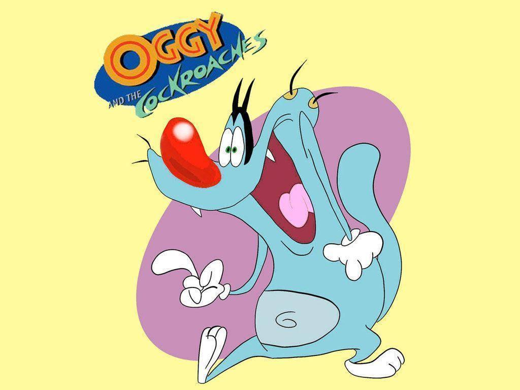 Yellow Oggy And The Cockroaches — 1024x768 wallpaper