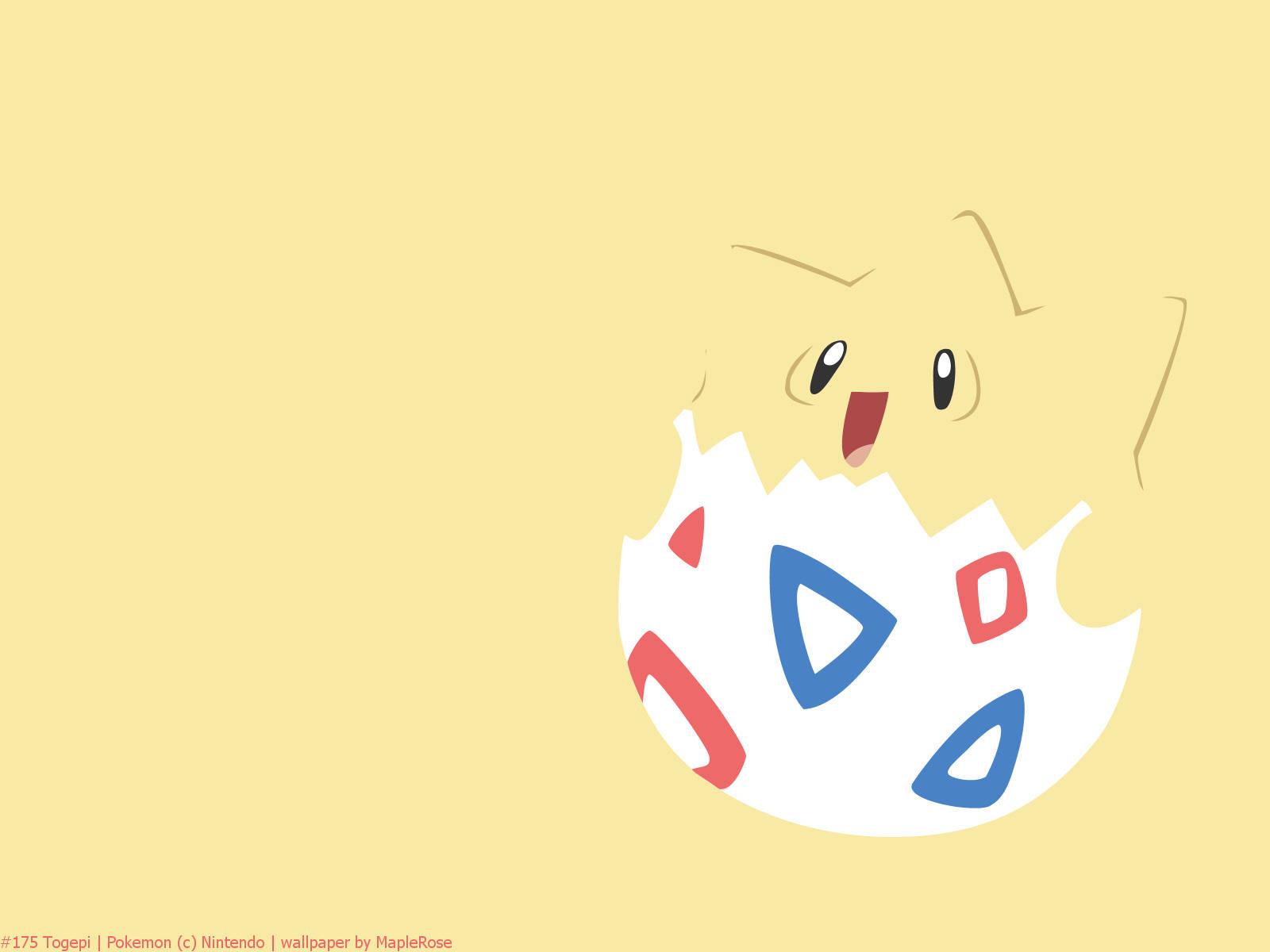 Yellow Togepi Cute And Cool Pokemon — 1600x1200 wallpaper